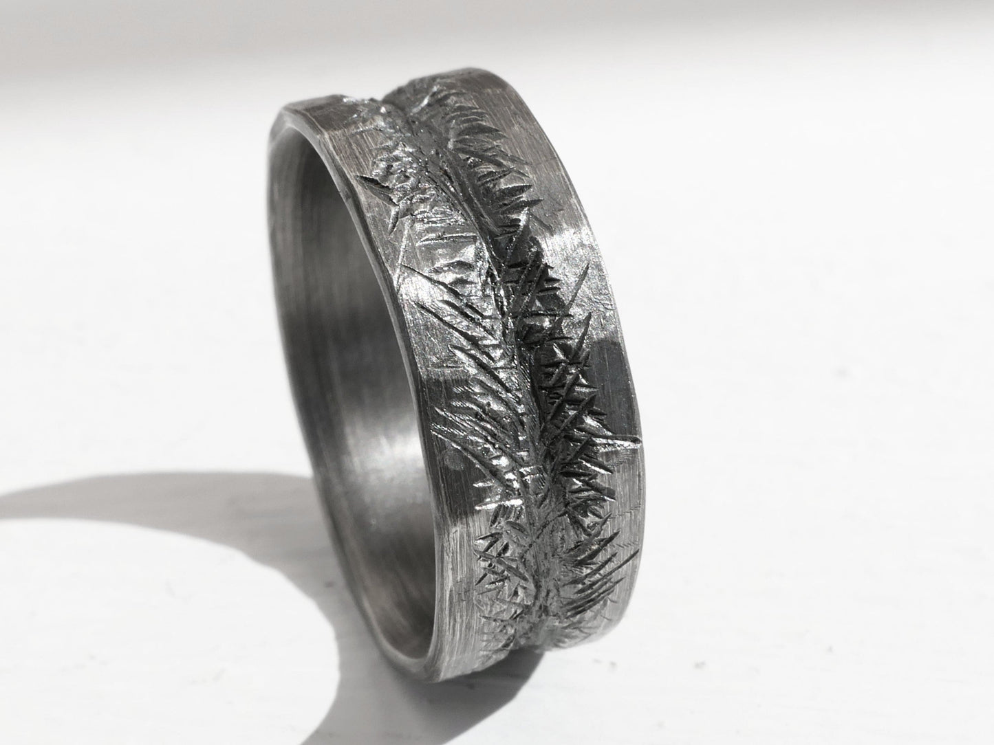 handmade mens wedding band