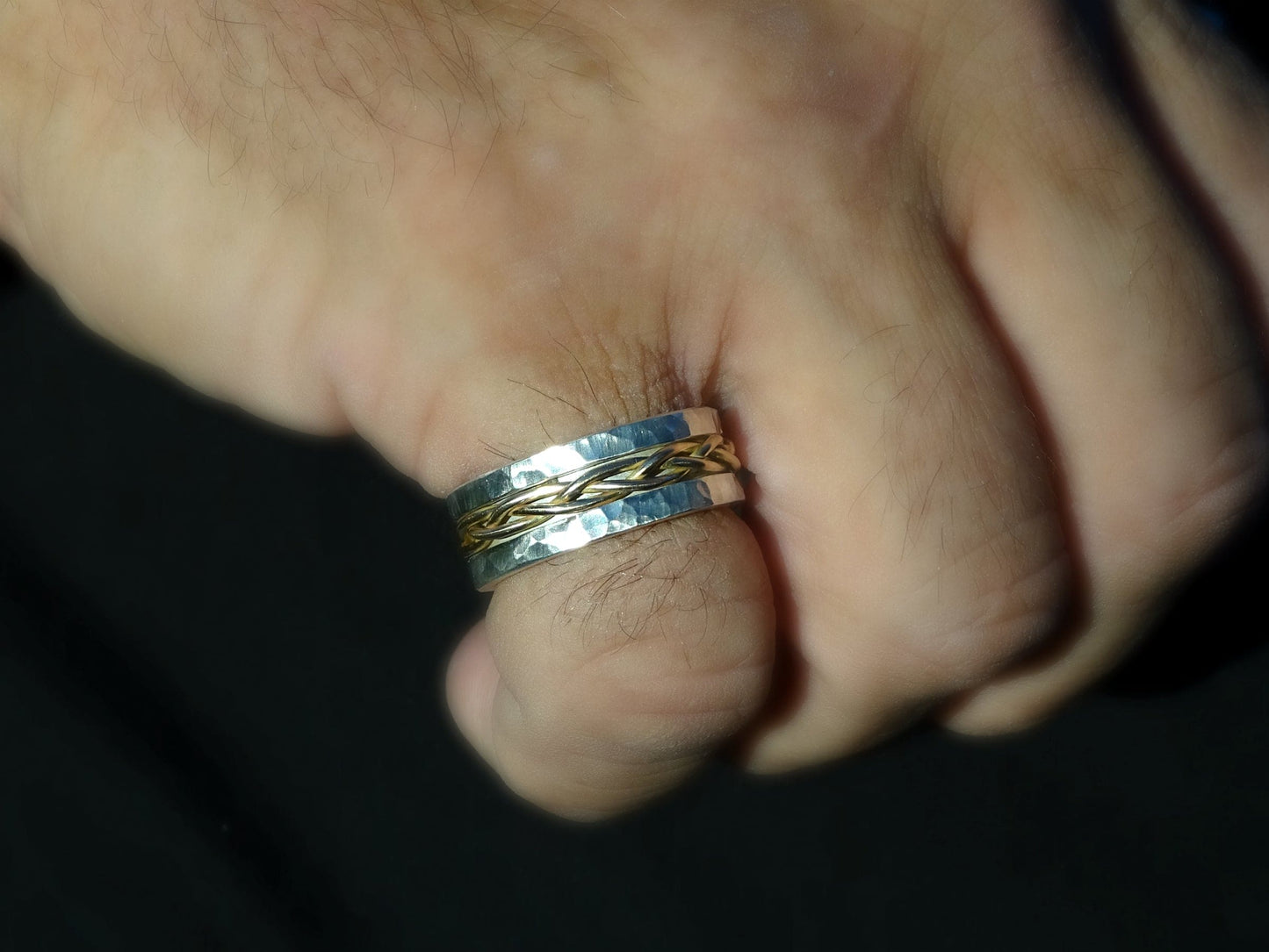 braided wedding band for men and women