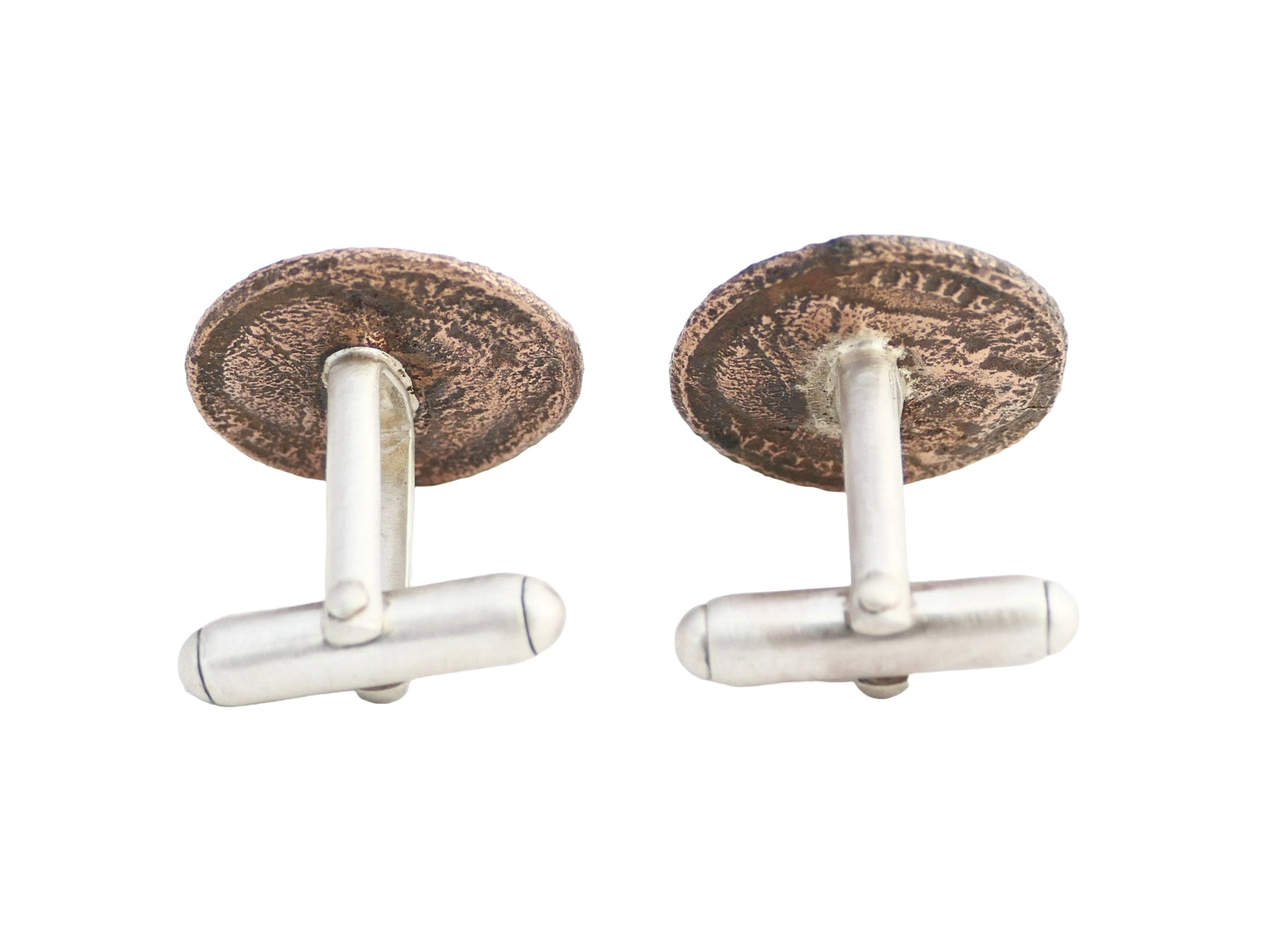 ancient Roman coin cufflinks