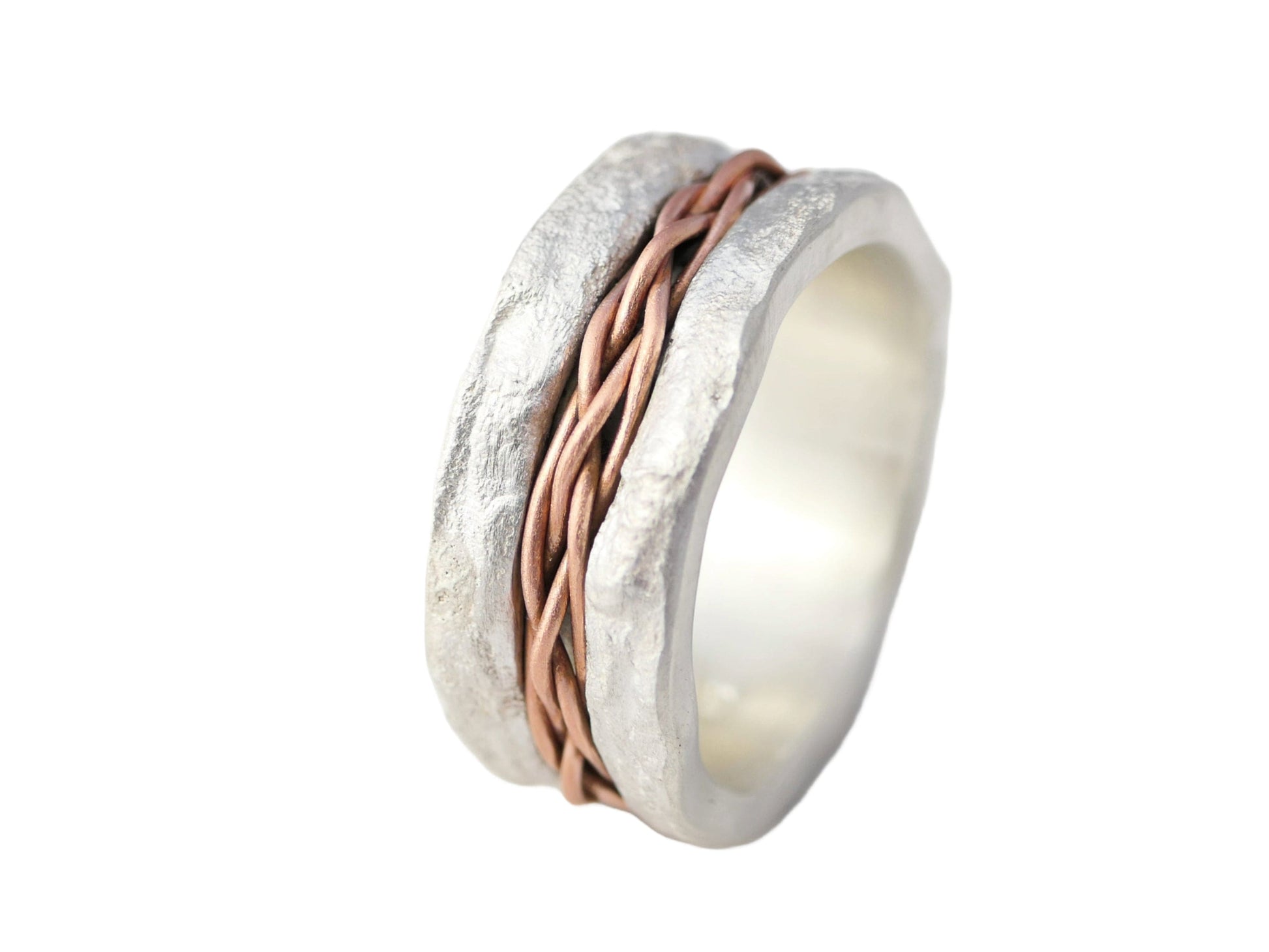 men's woven ring band