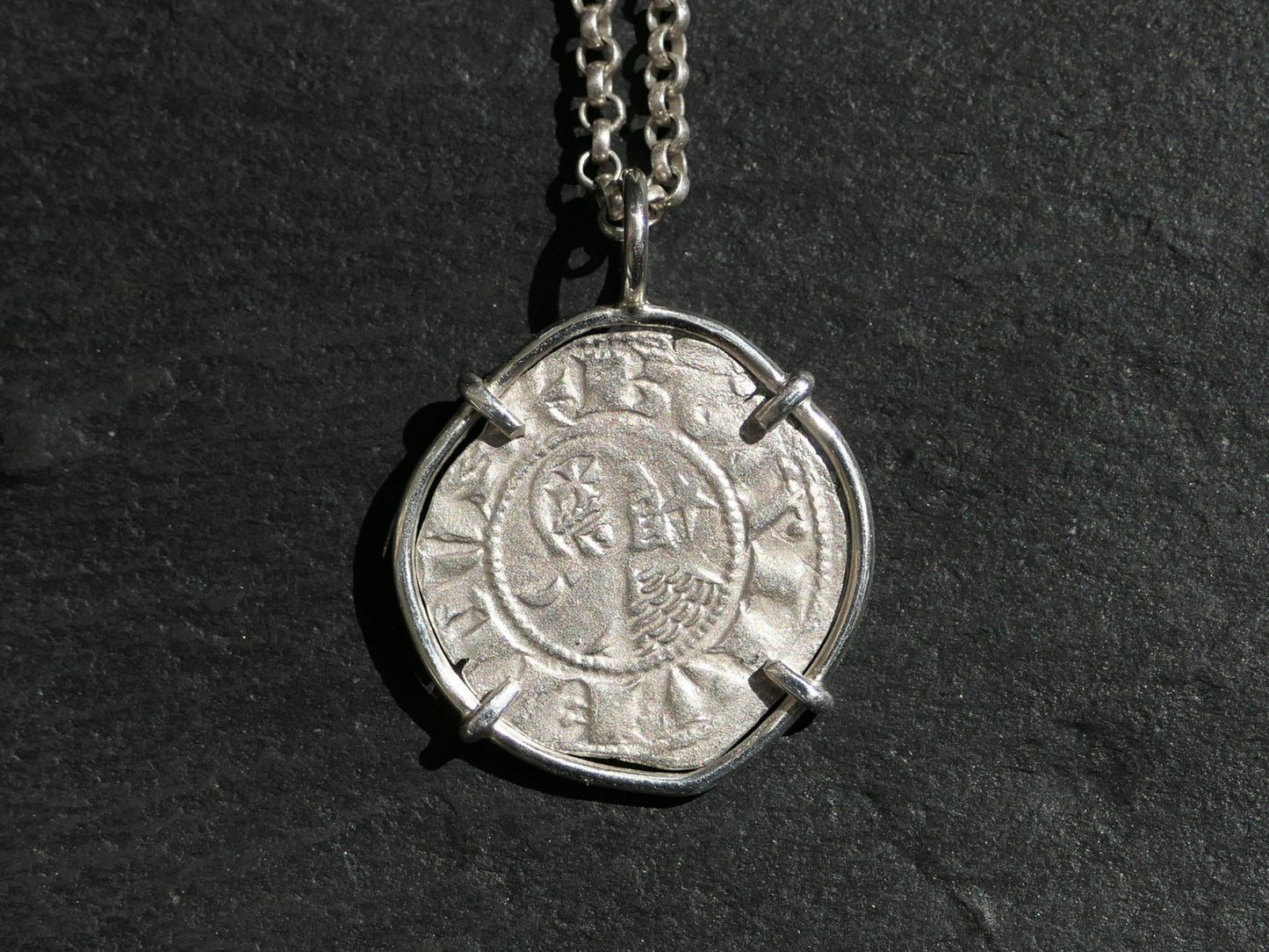 medieval silver coin Bohemond III