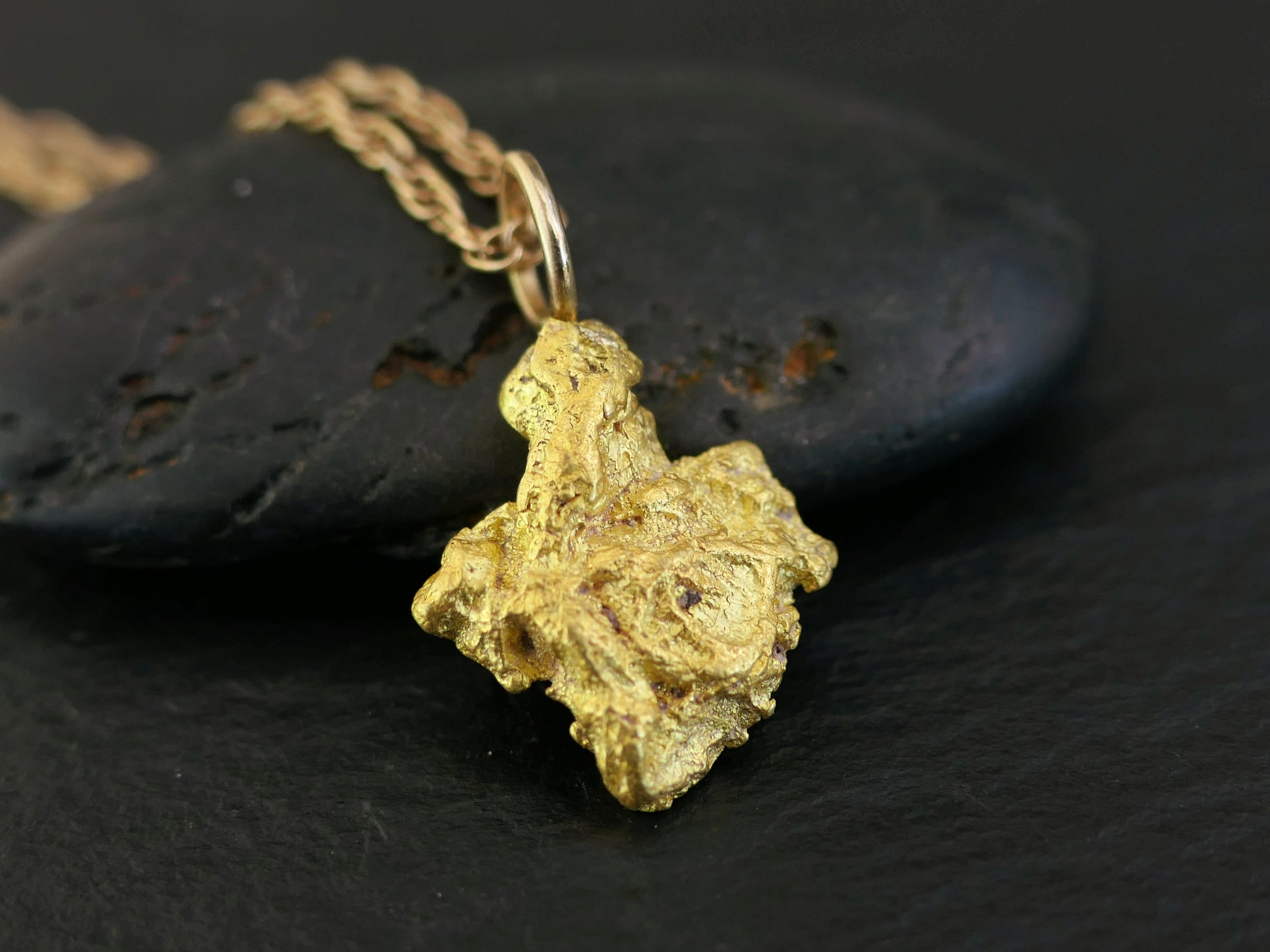 Alaska gold nugget jewelry