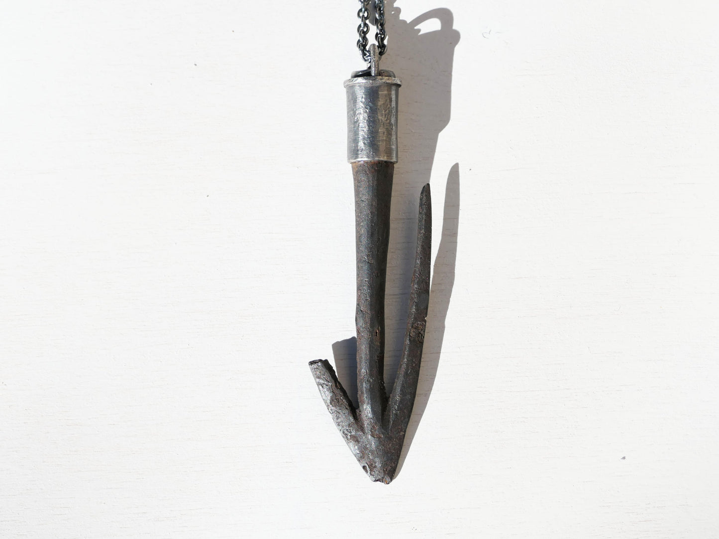 Real Viking Arrowhead sterling silver necklace