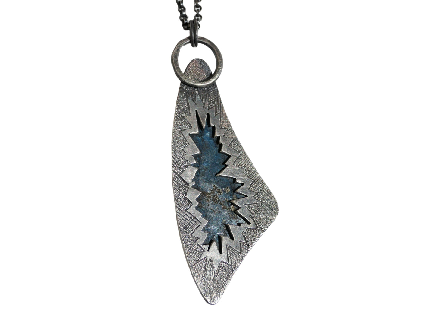 Montana covellite pendant