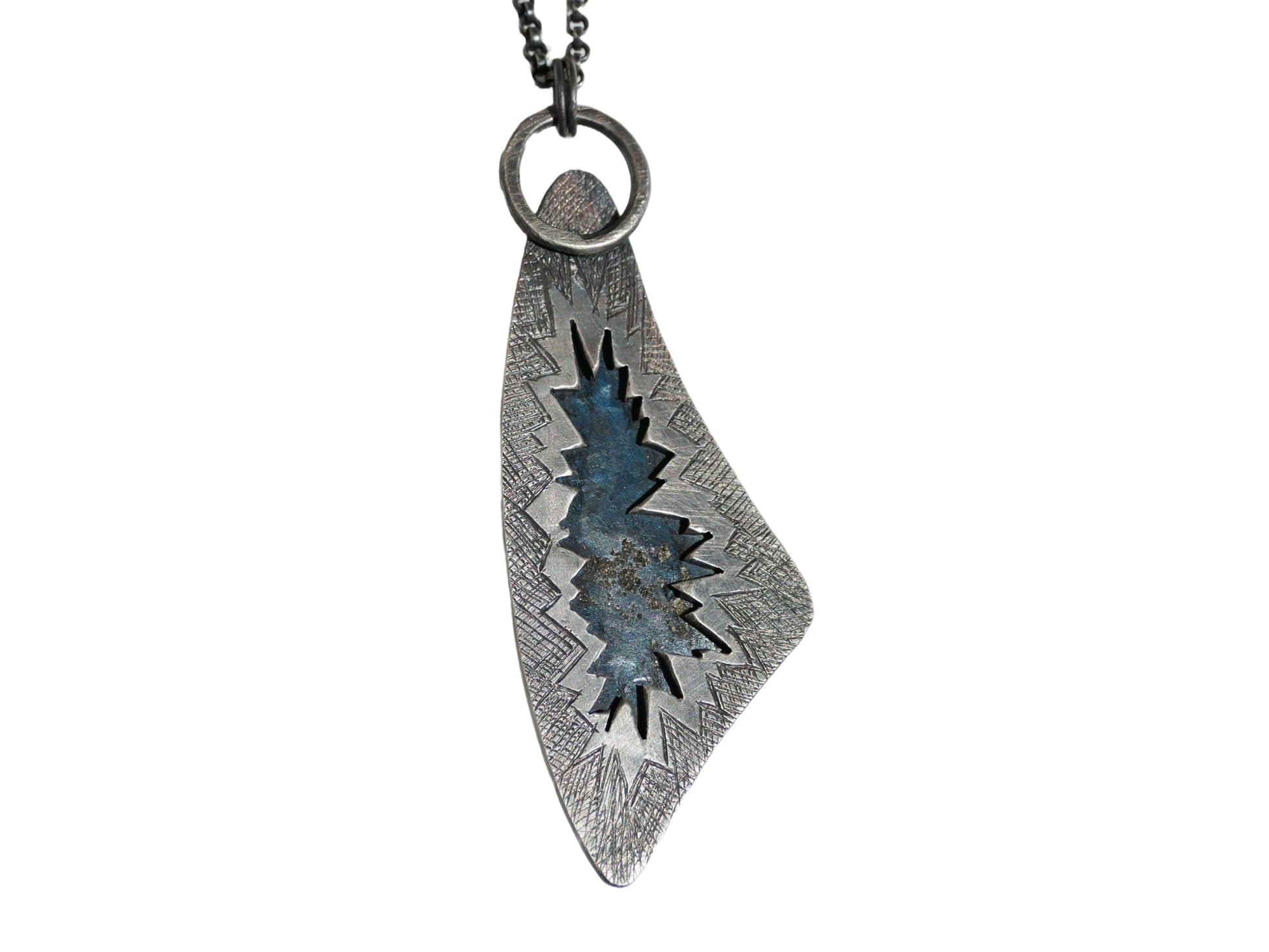 Montana covellite pendant