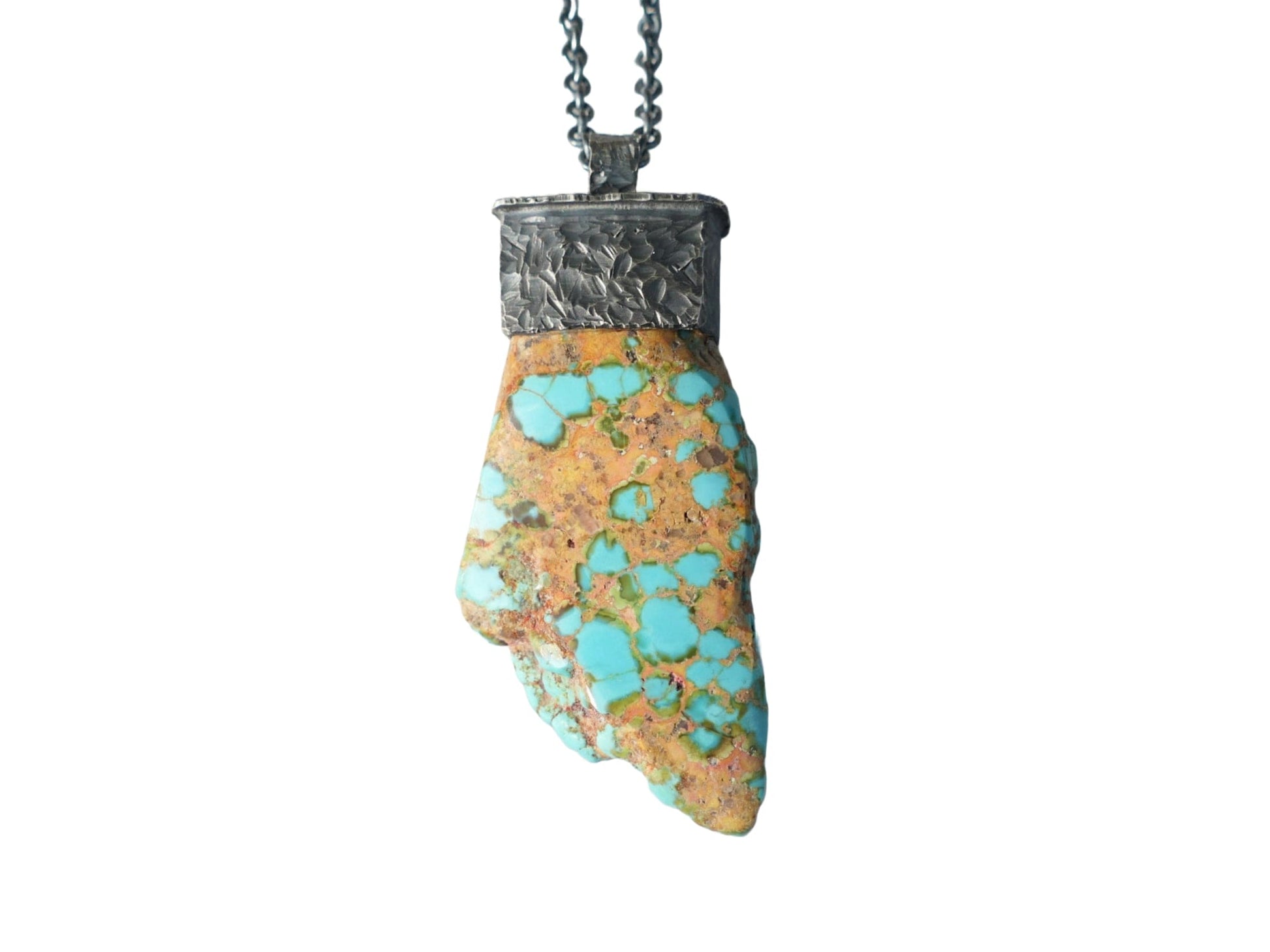 big turquoise nugget necklace