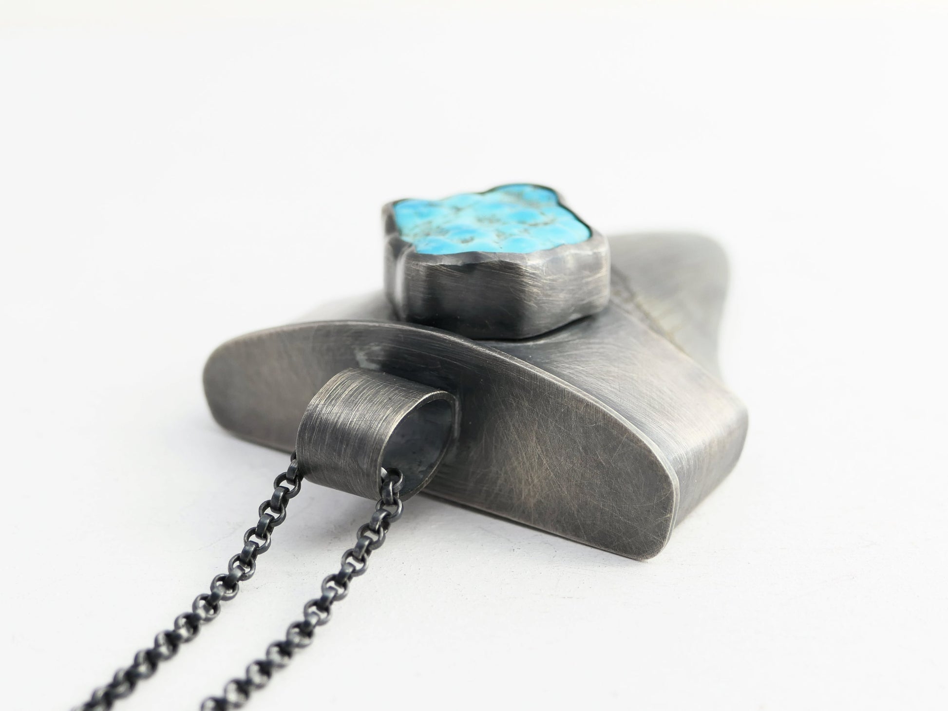 Megalodon tooth necklace