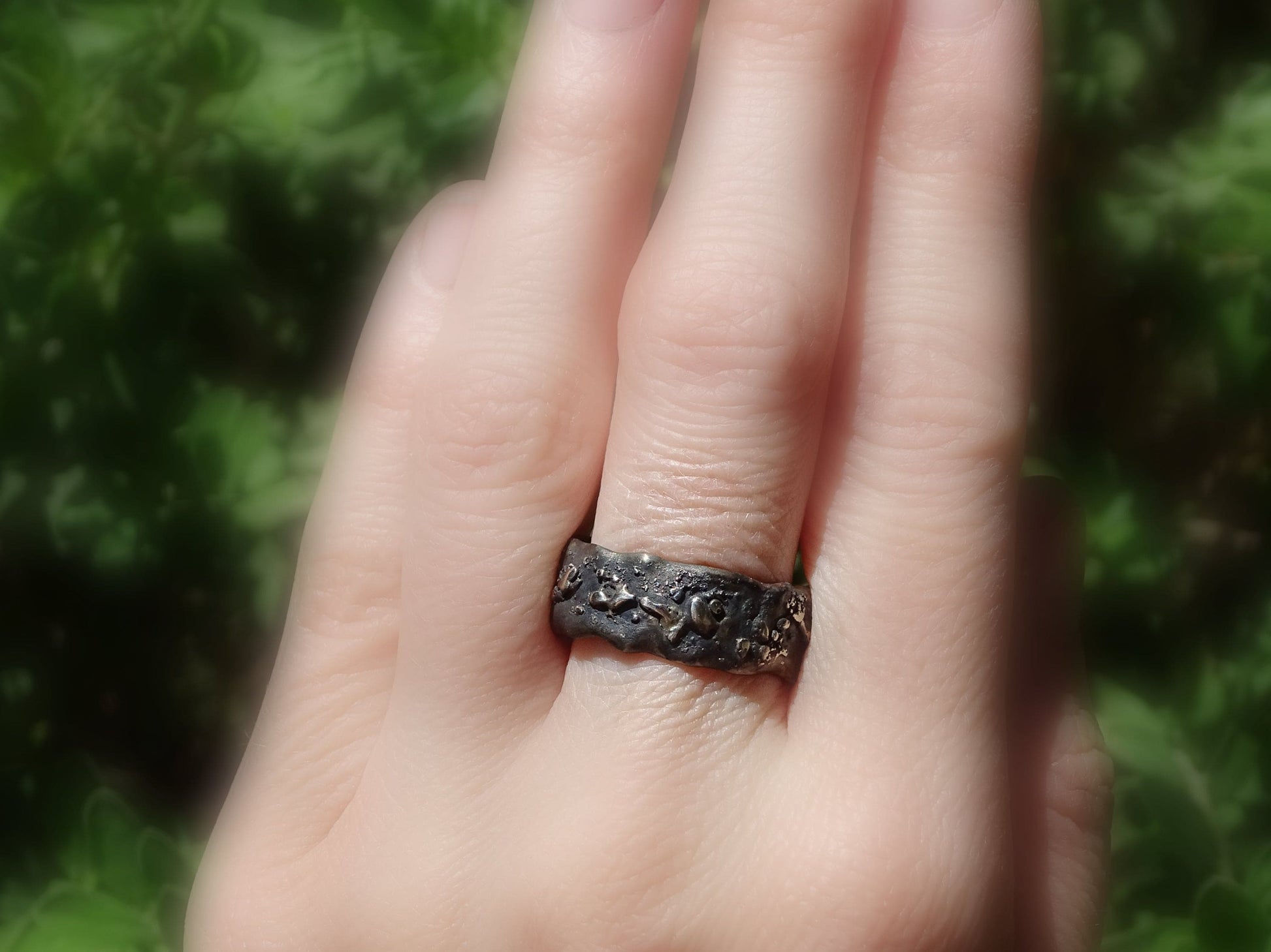 men's white gold wedding band