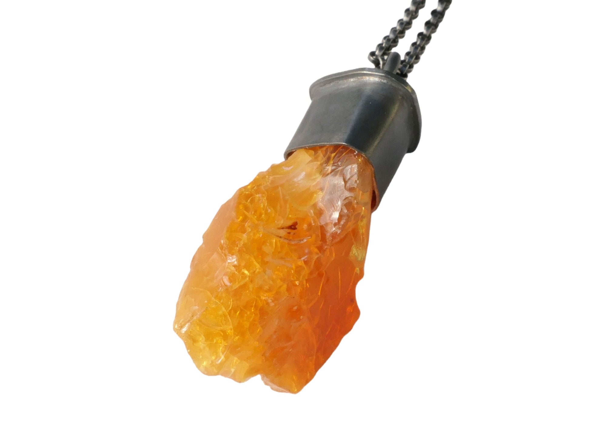 one of a kind fire opal pendant