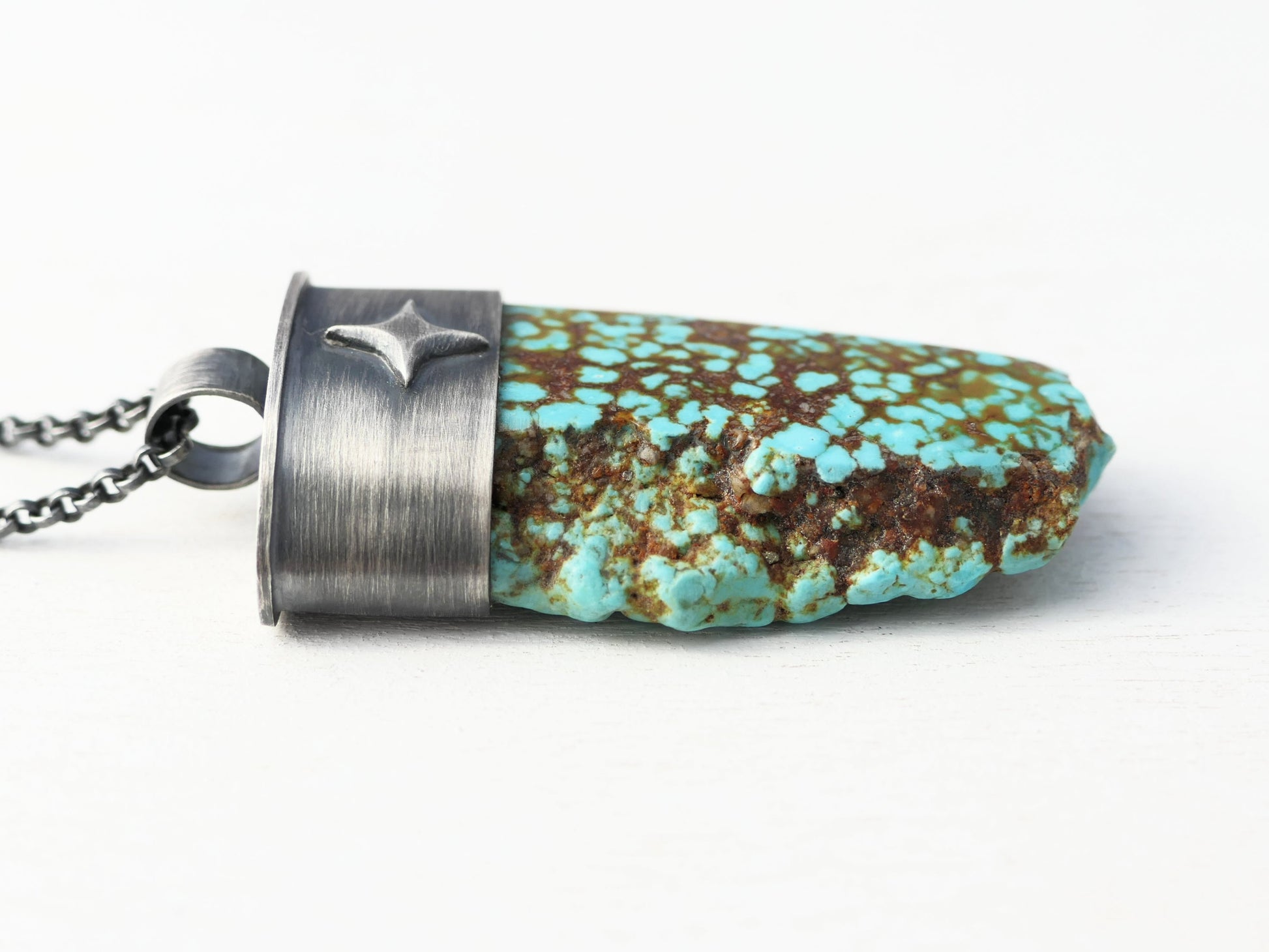 Kingman turquoise pendant
