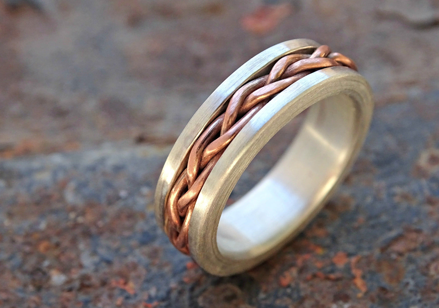 braided wedding band