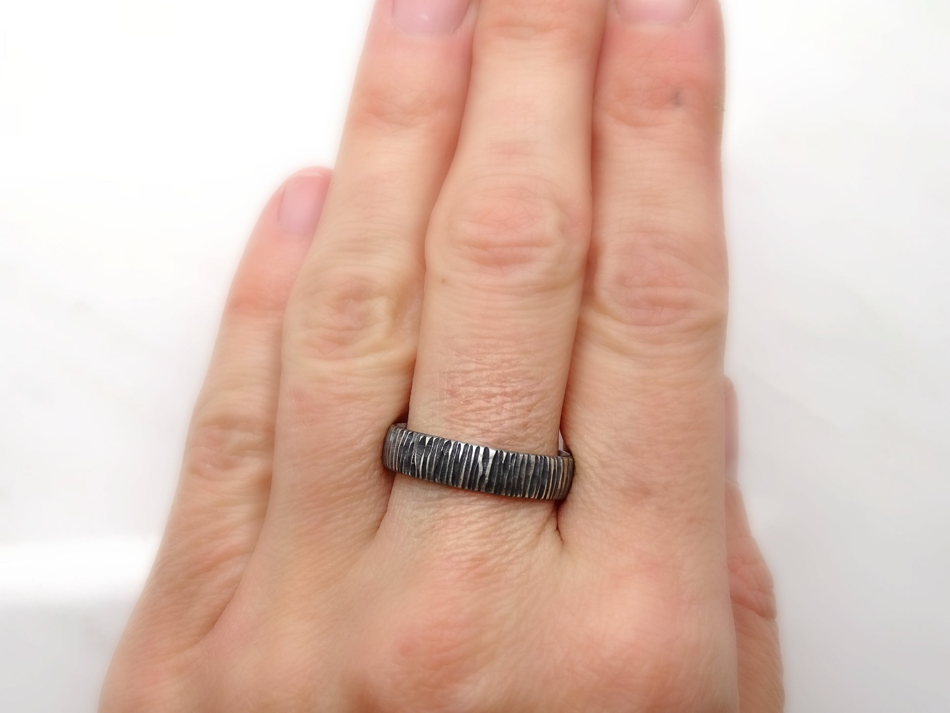 unusual men's ring, men's wedding band