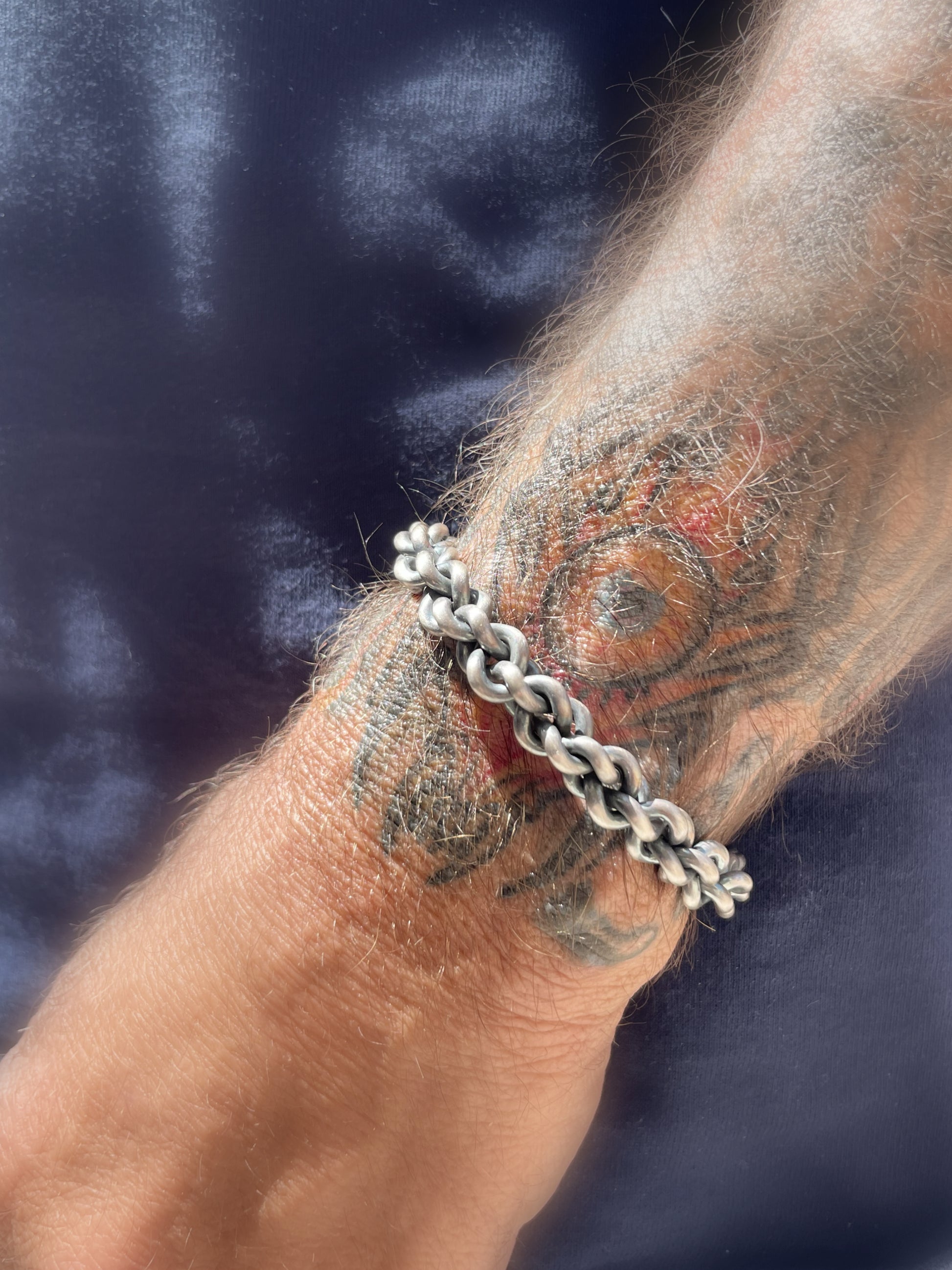 men's silver chain bracelet