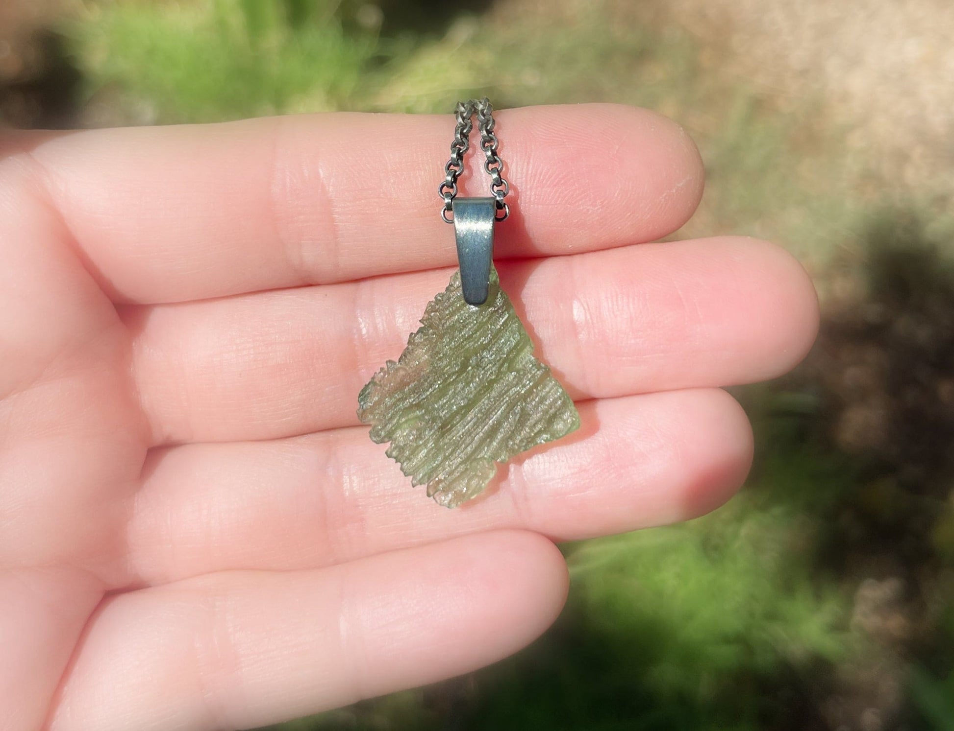 Moldavite jewelry