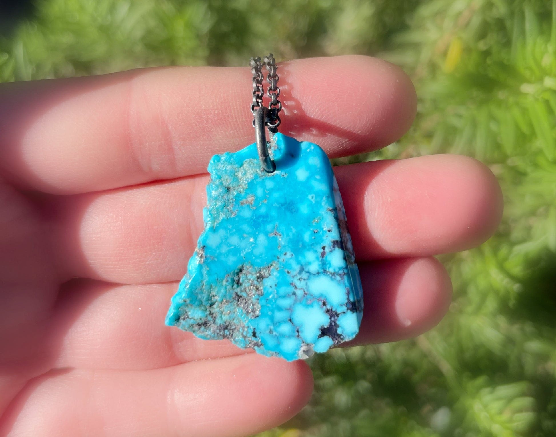 blue Kingman turquoise necklace
