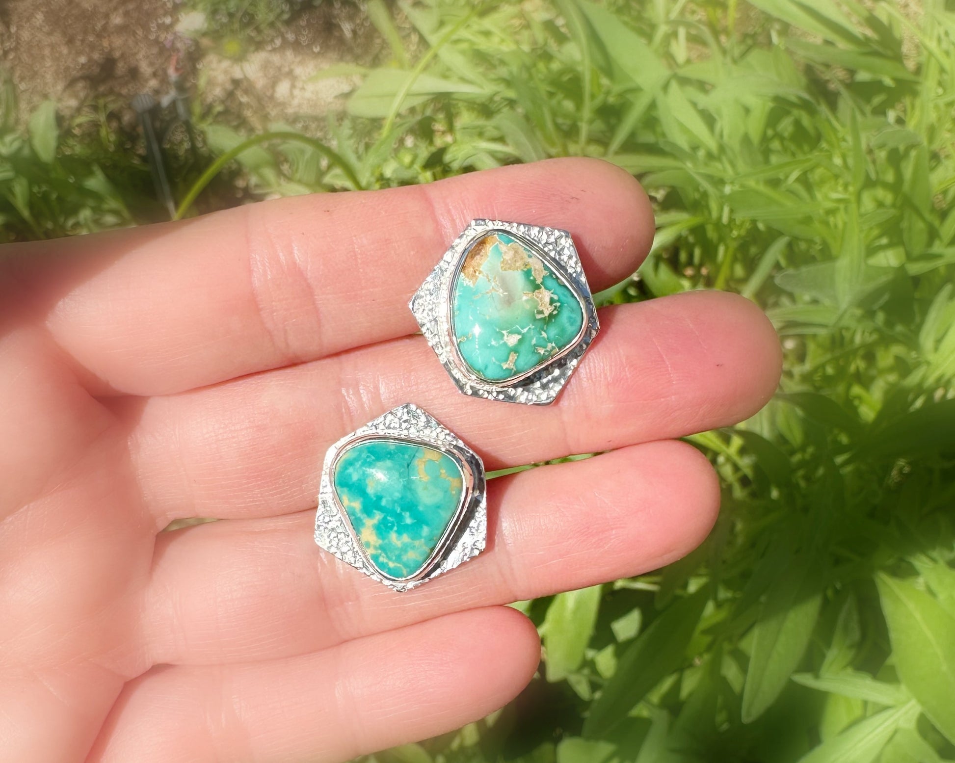 turquoise cufflinks