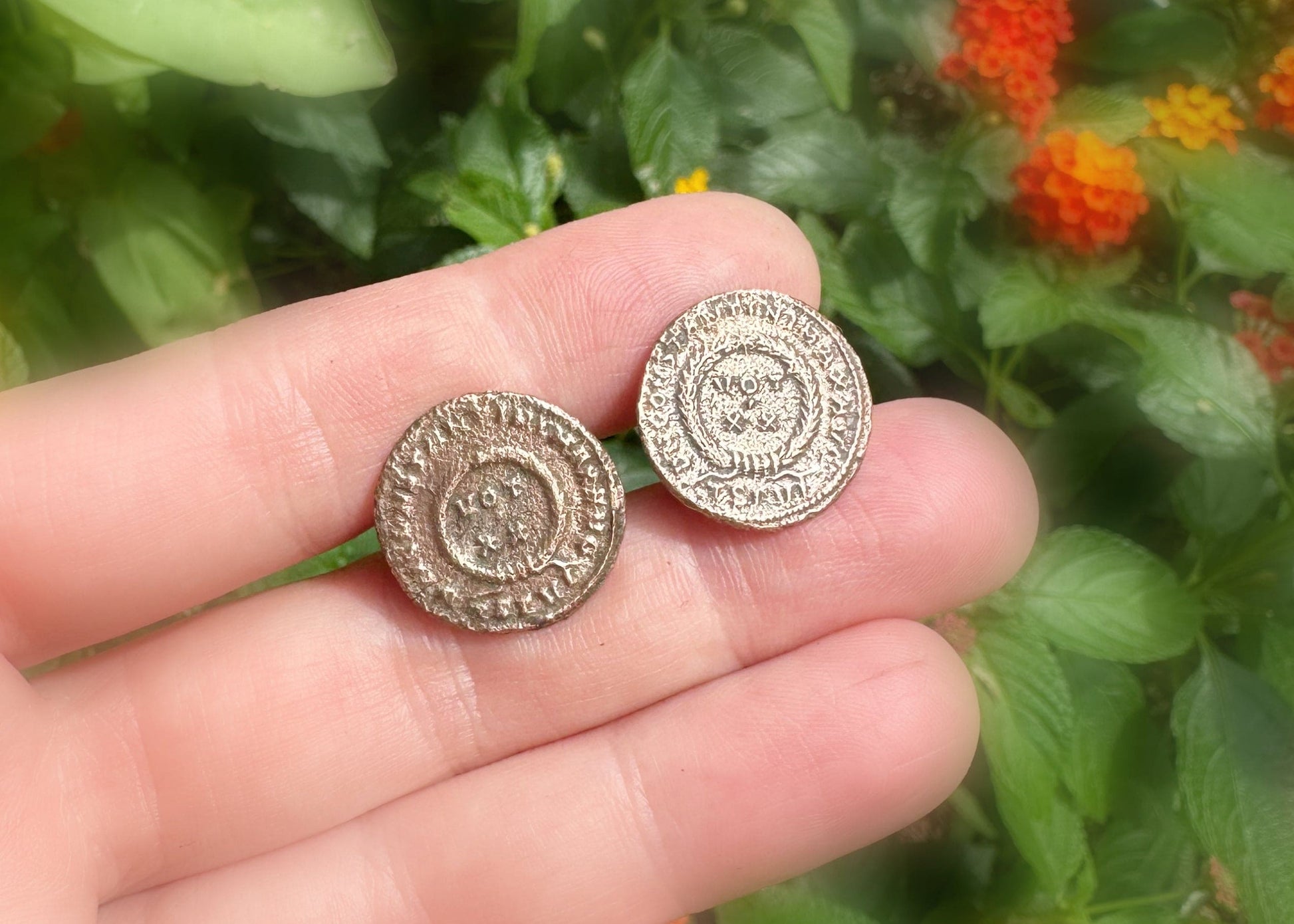 authentic Roman Empire coin cufflinks