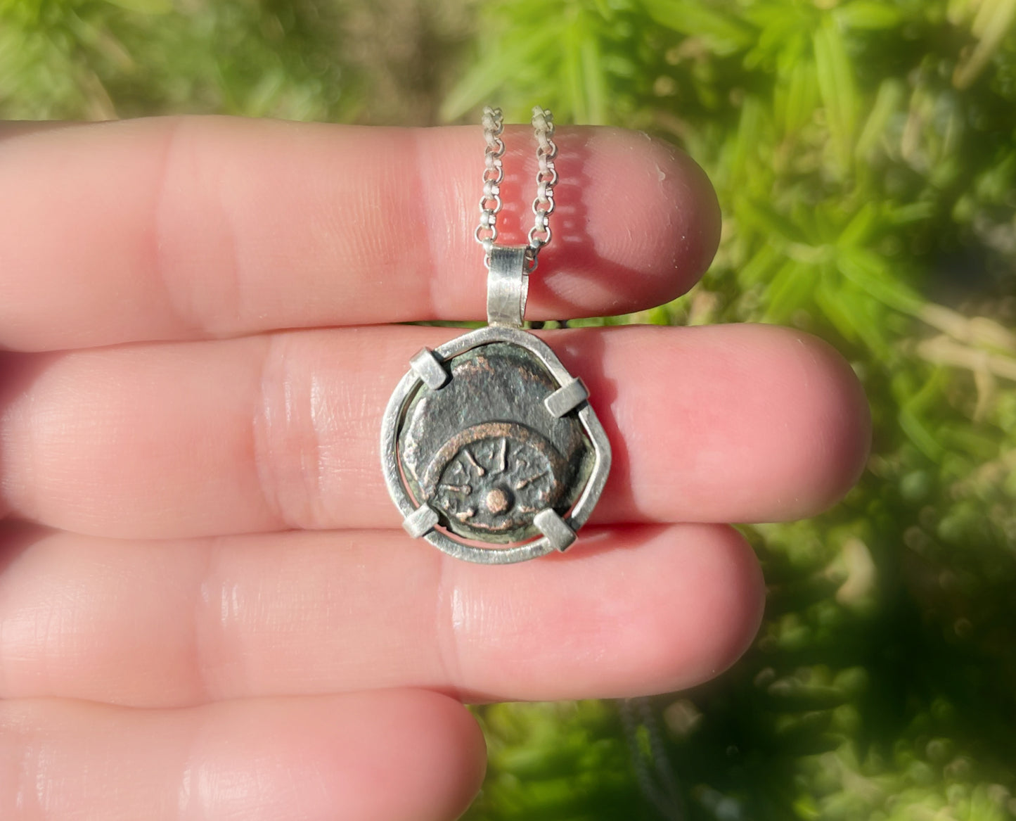 widows mite coin jewelry, unique anniversary gift