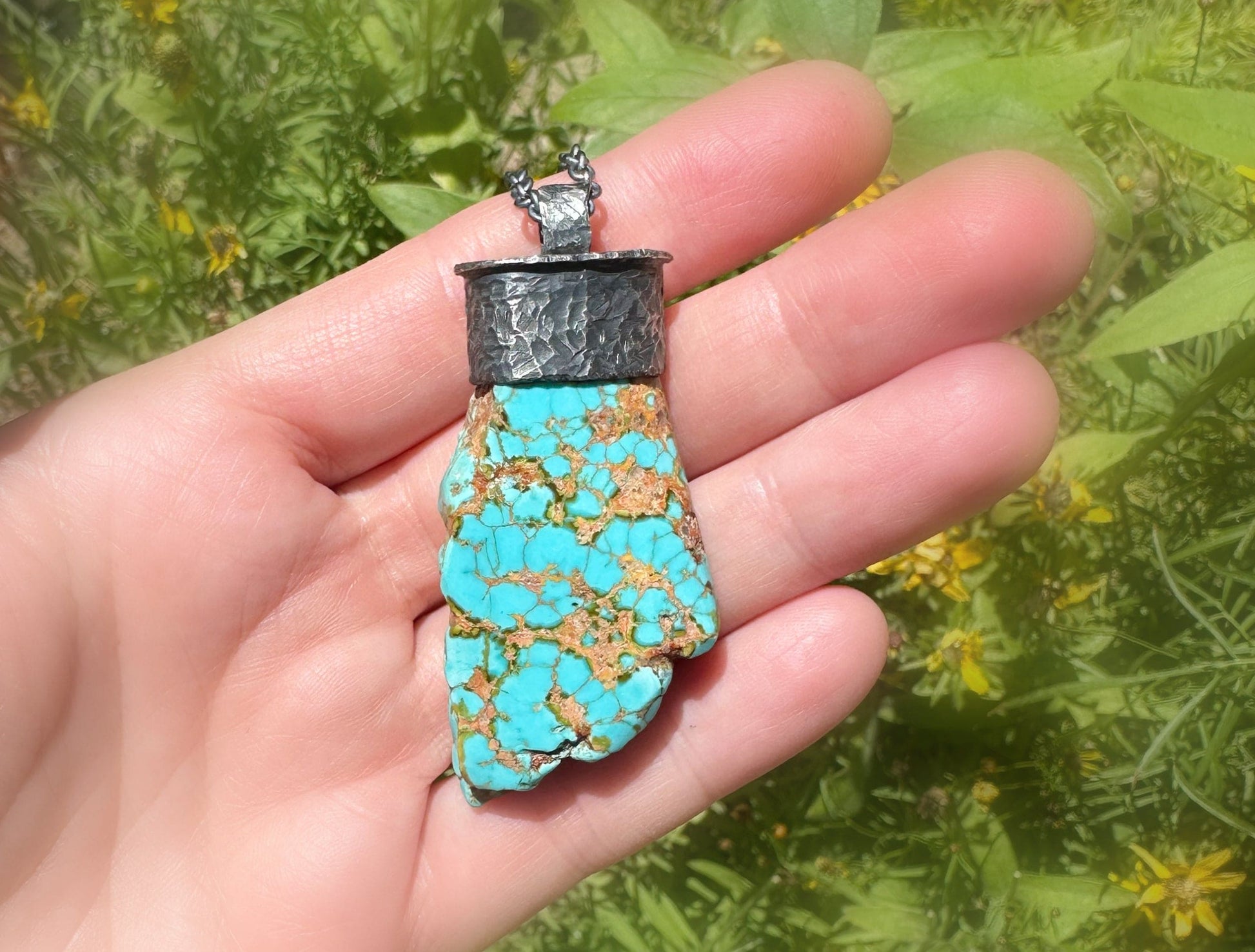 men's big turquoise nugget