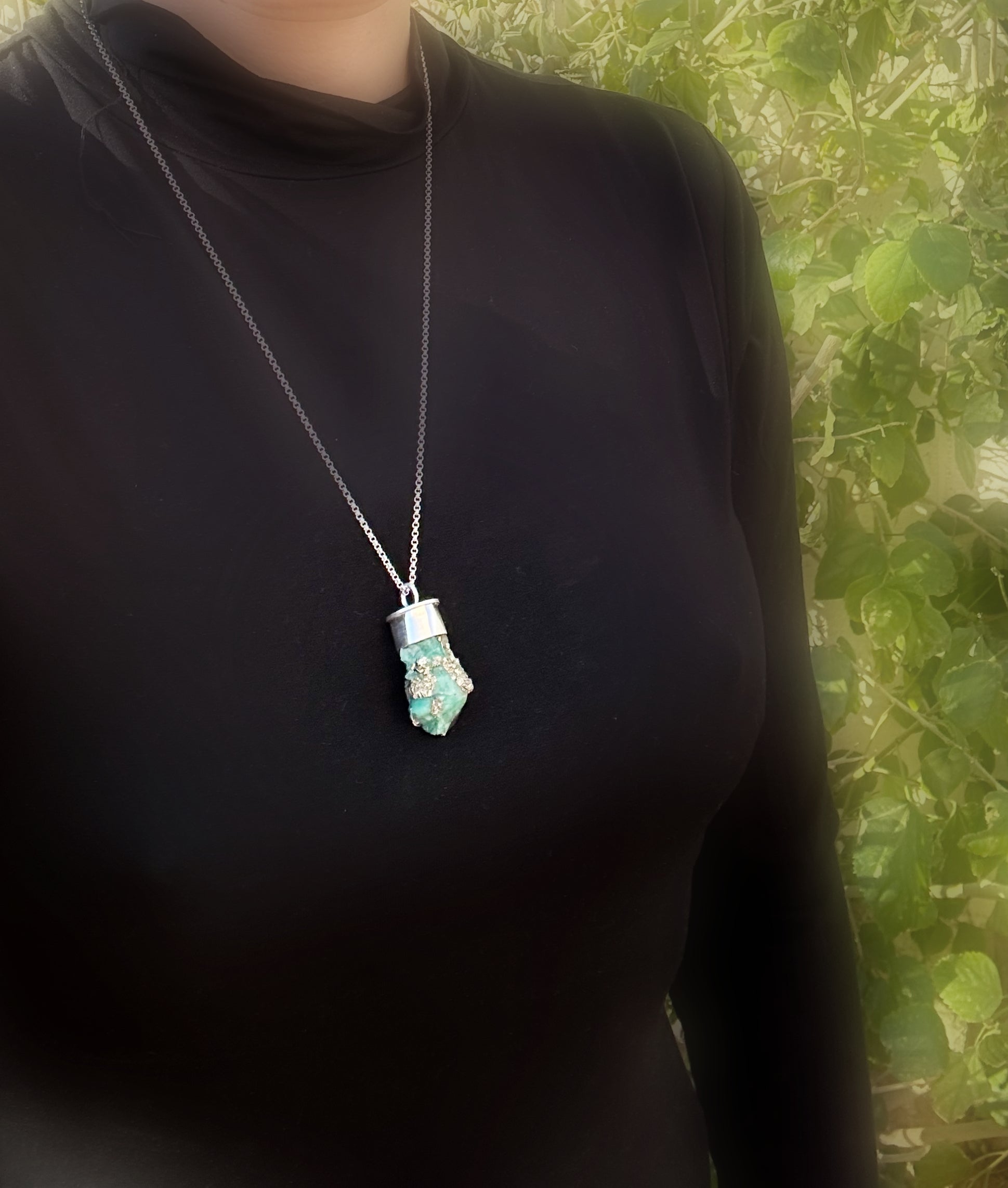 Colombian emerald necklace