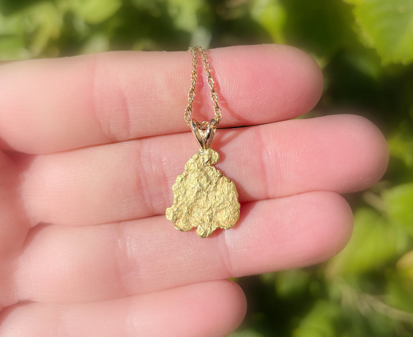 Alaska gold nugget jewelry