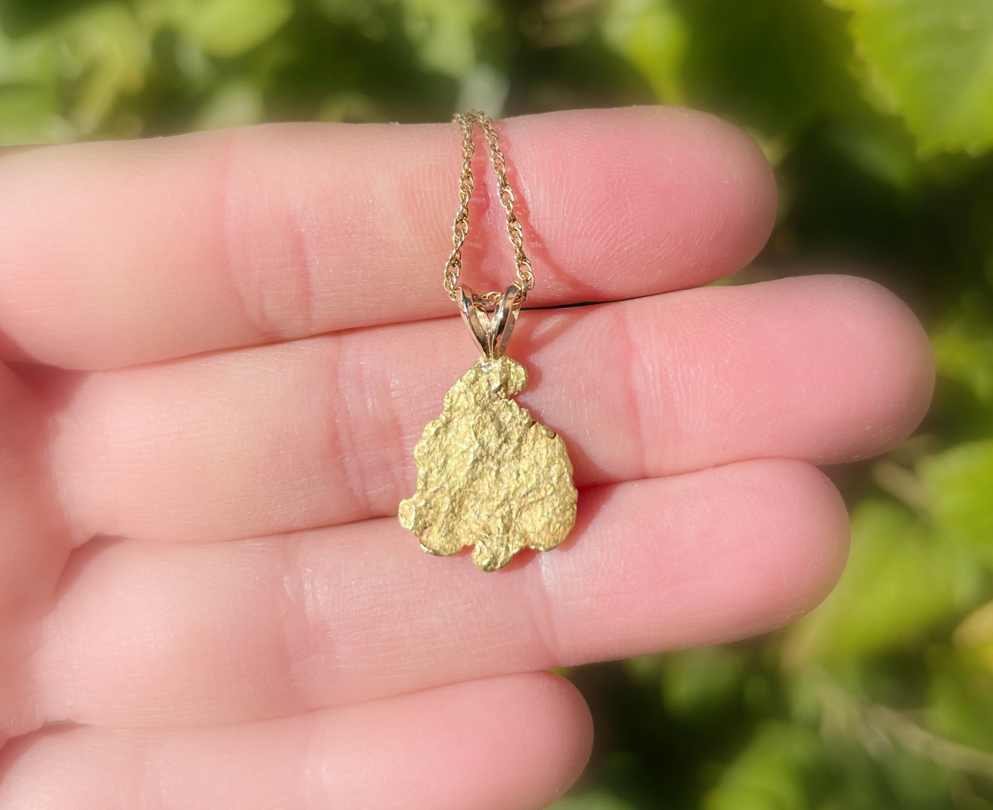 Alaska gold nugget jewelry