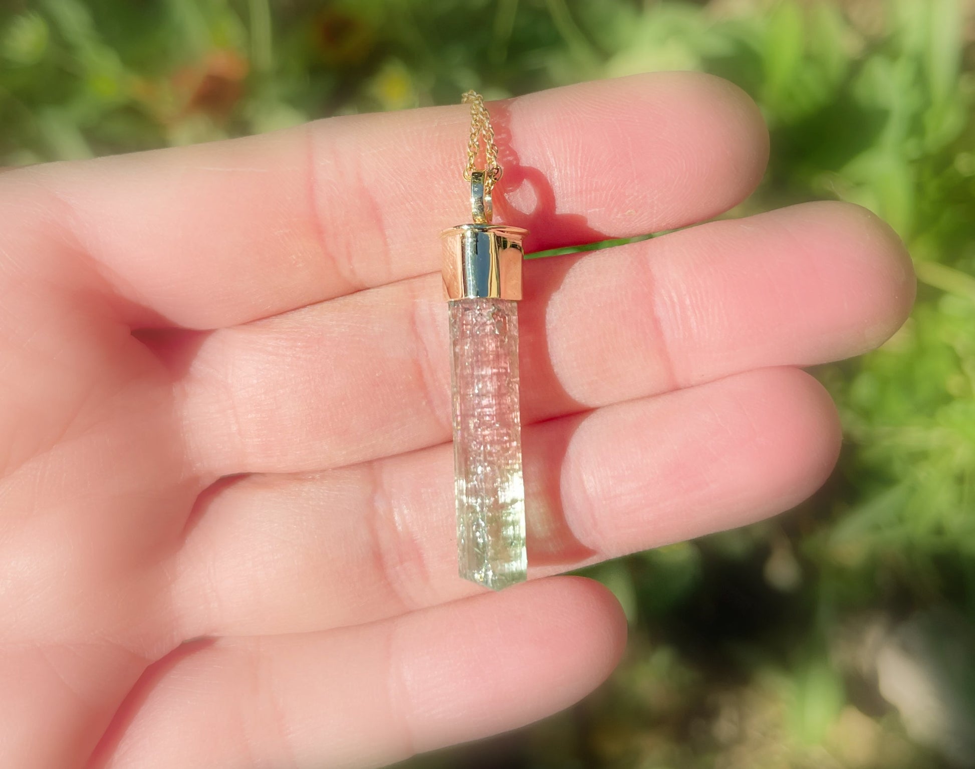 one of a kind watermelon tourmaline jewelry