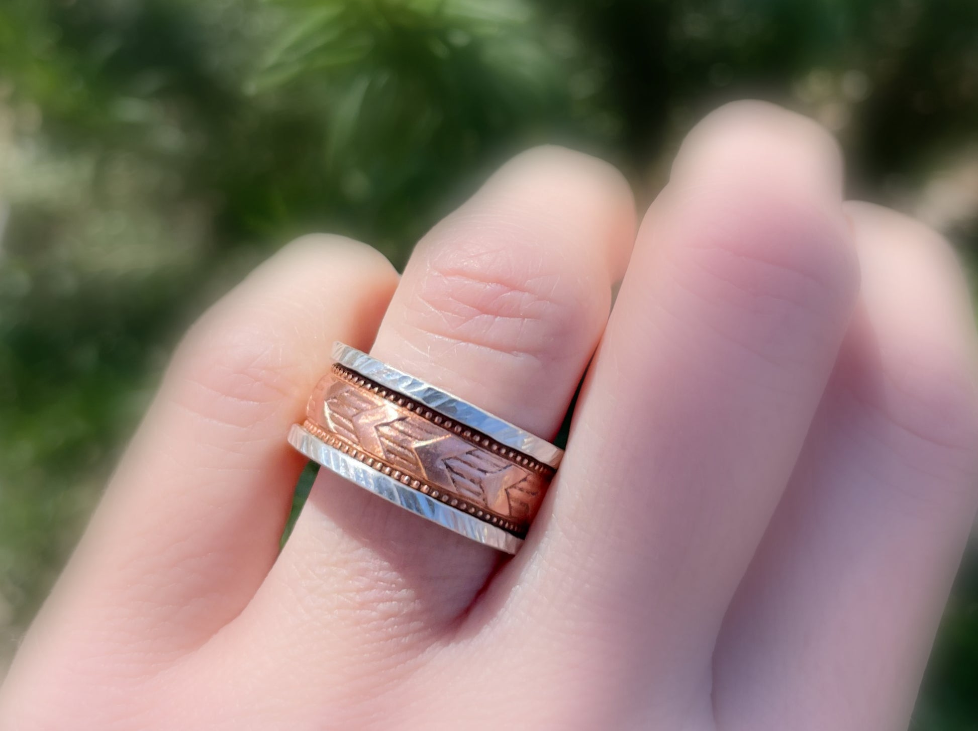 copper wedding band