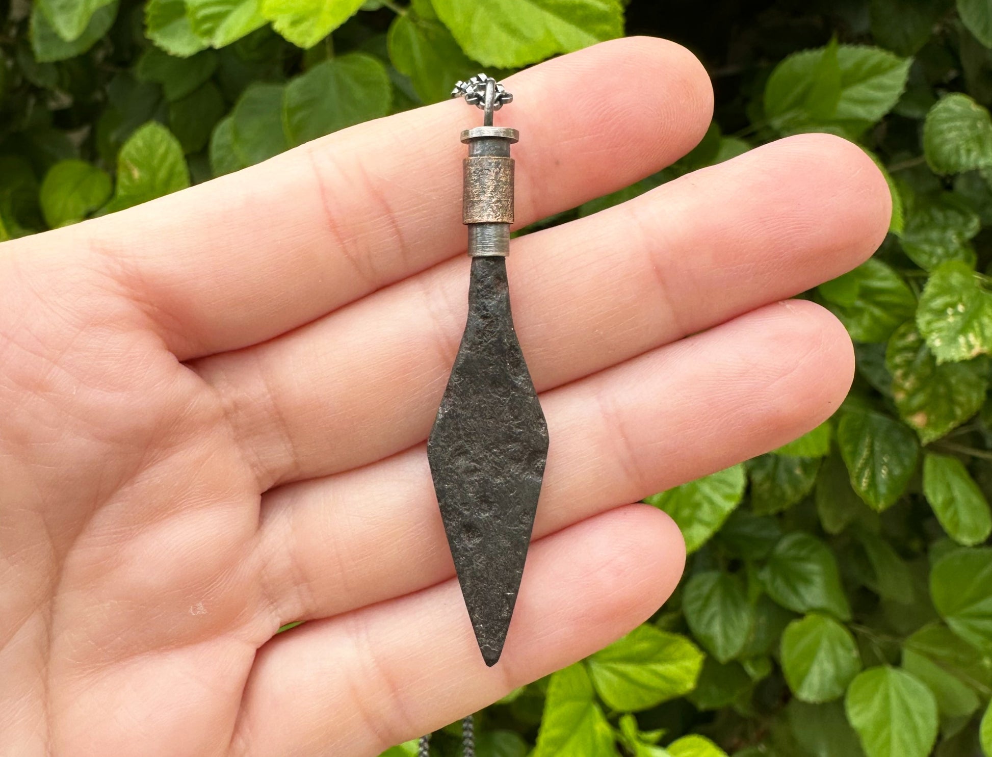 Authentic Medieval Viking arrowhead artifact