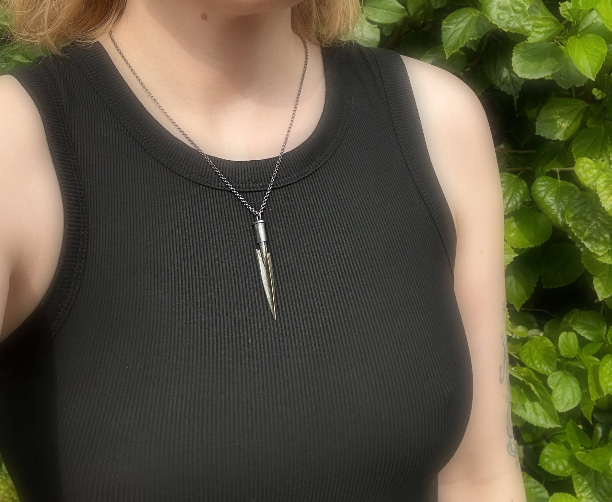 ancient Scythian arrowhead necklace