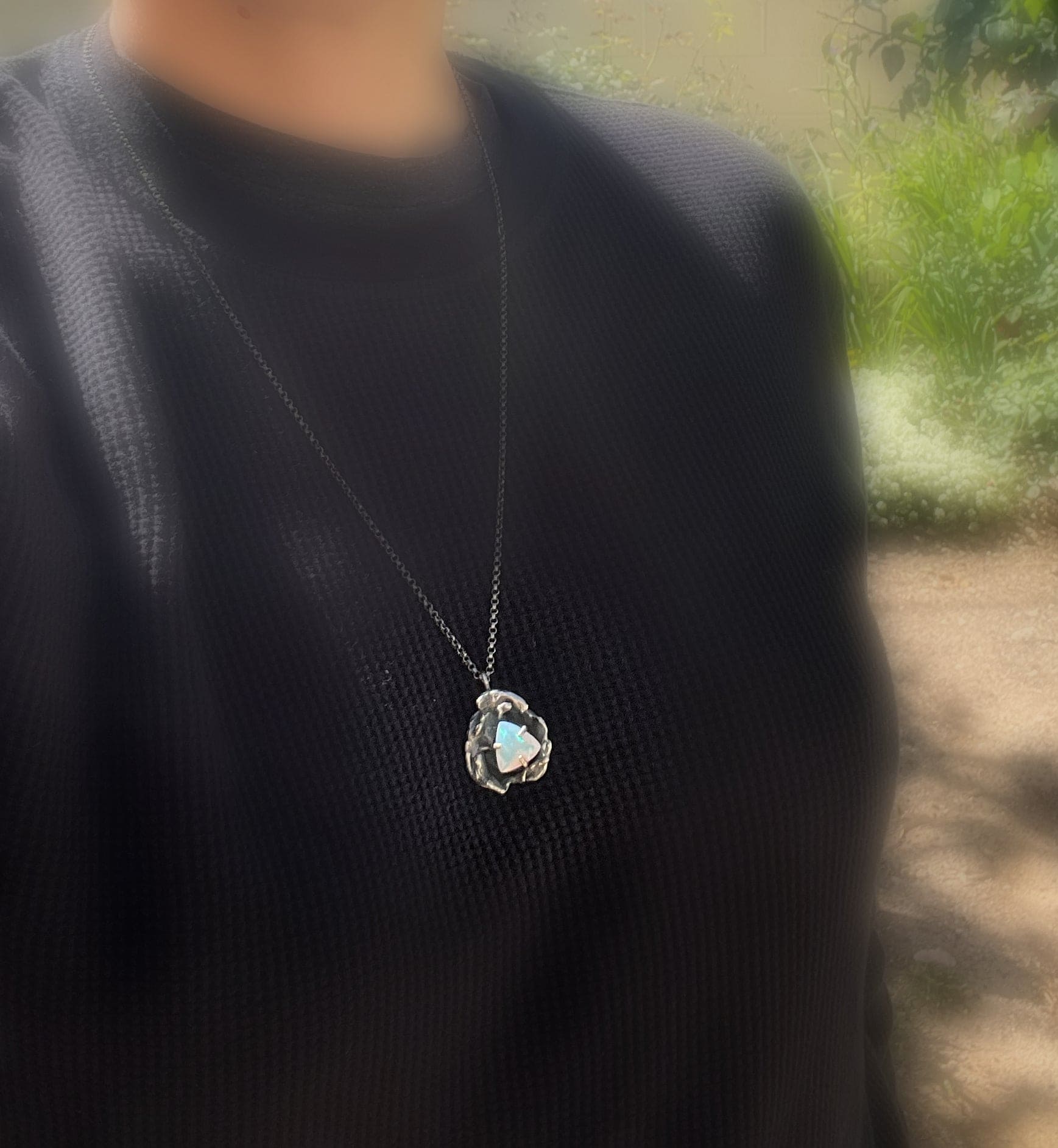 welo opal pendant