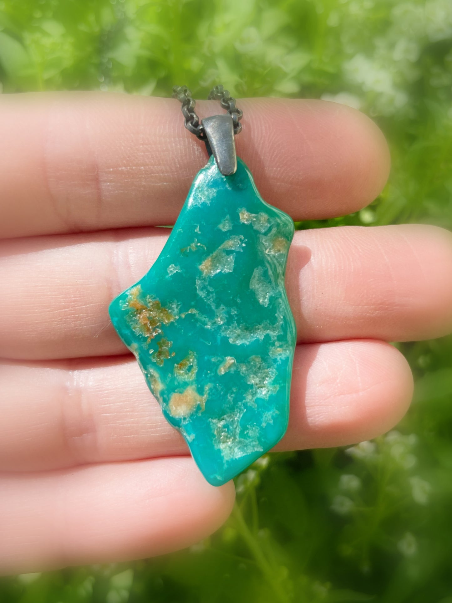 turquoise pendant, men's jewelry