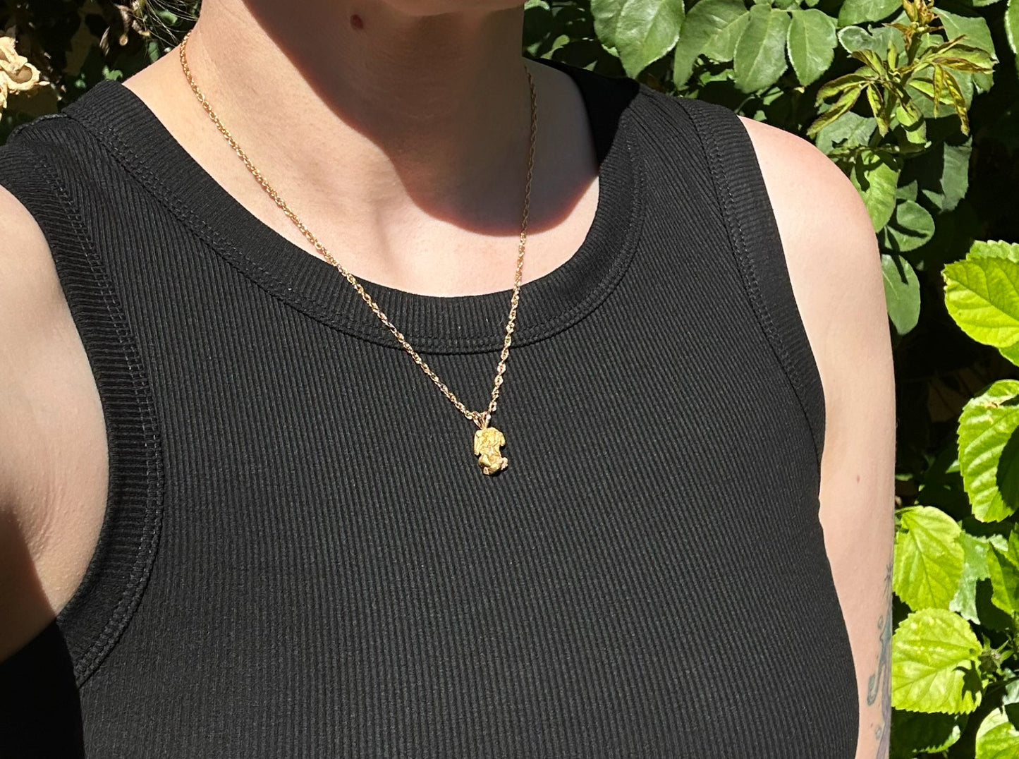 Alaska Gold Nugget necklace