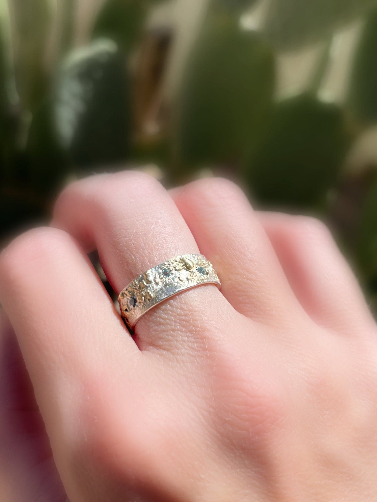 handmade aquamarine ring