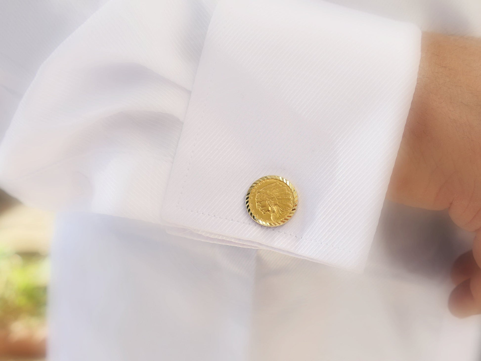 real Indian head quarter eagle coin