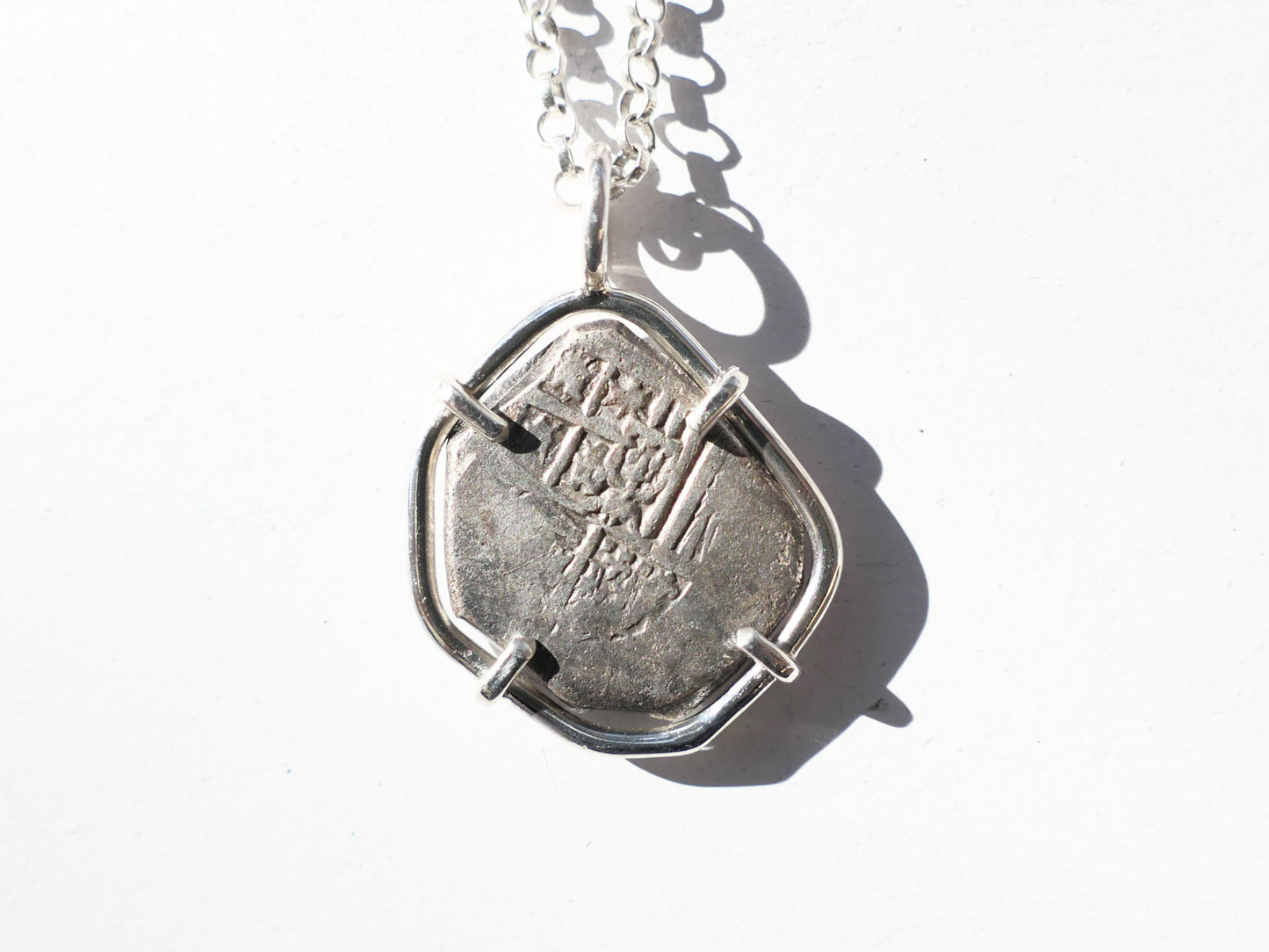 Spanish cob coin treasure coin pendant