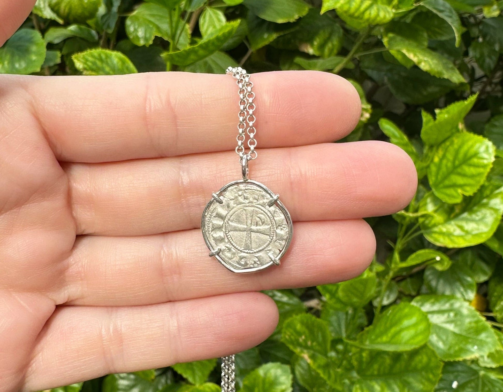 medieval silver coin Bohemund III