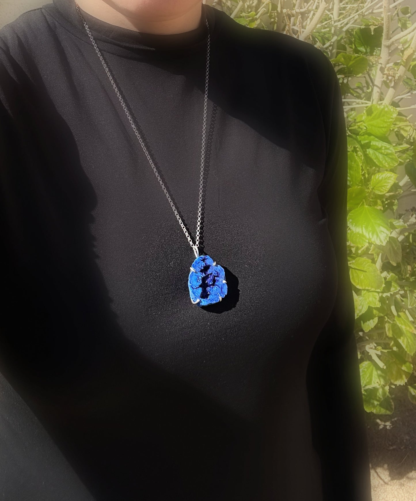 azurite necklace