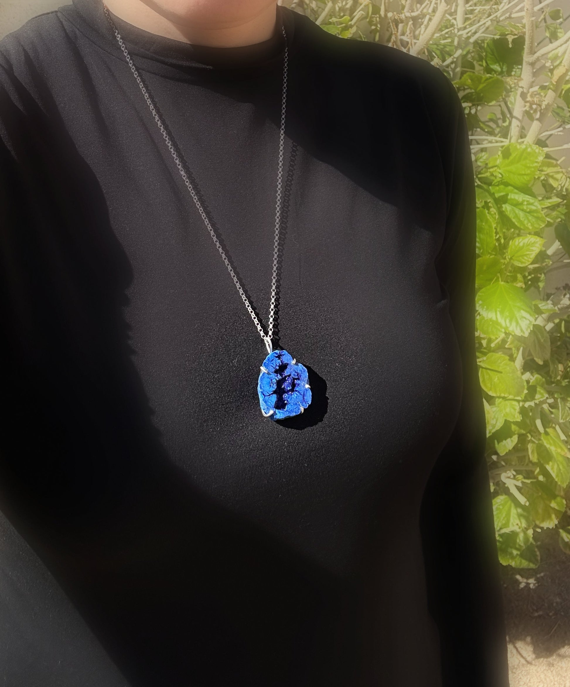 azurite necklace