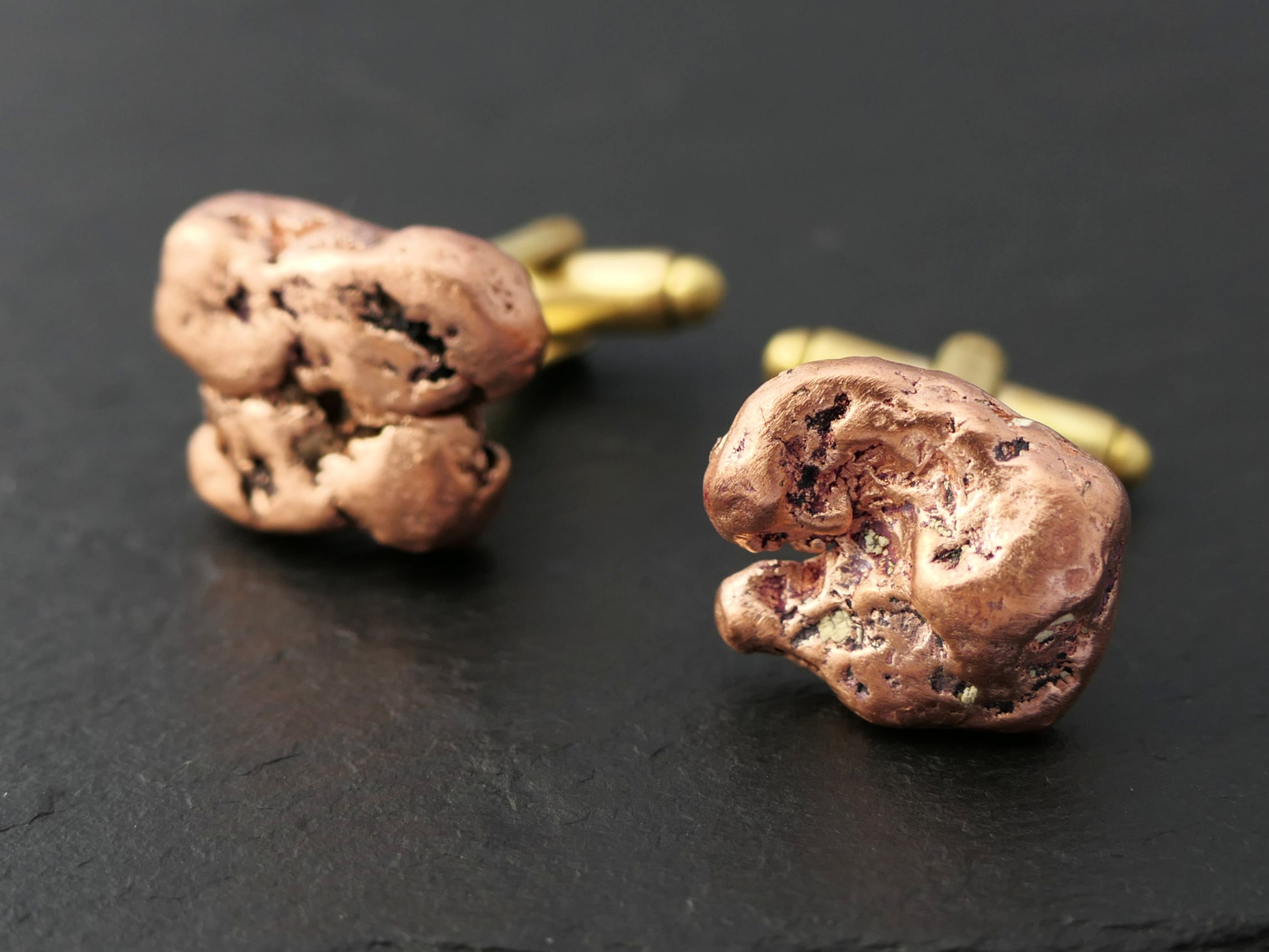 copper cuff links copper anniversary gift