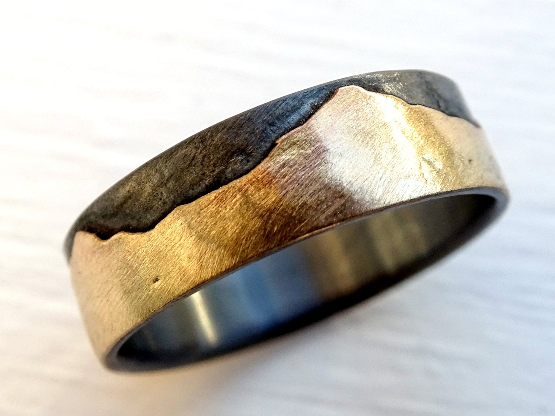 unique mountain ring for men and women