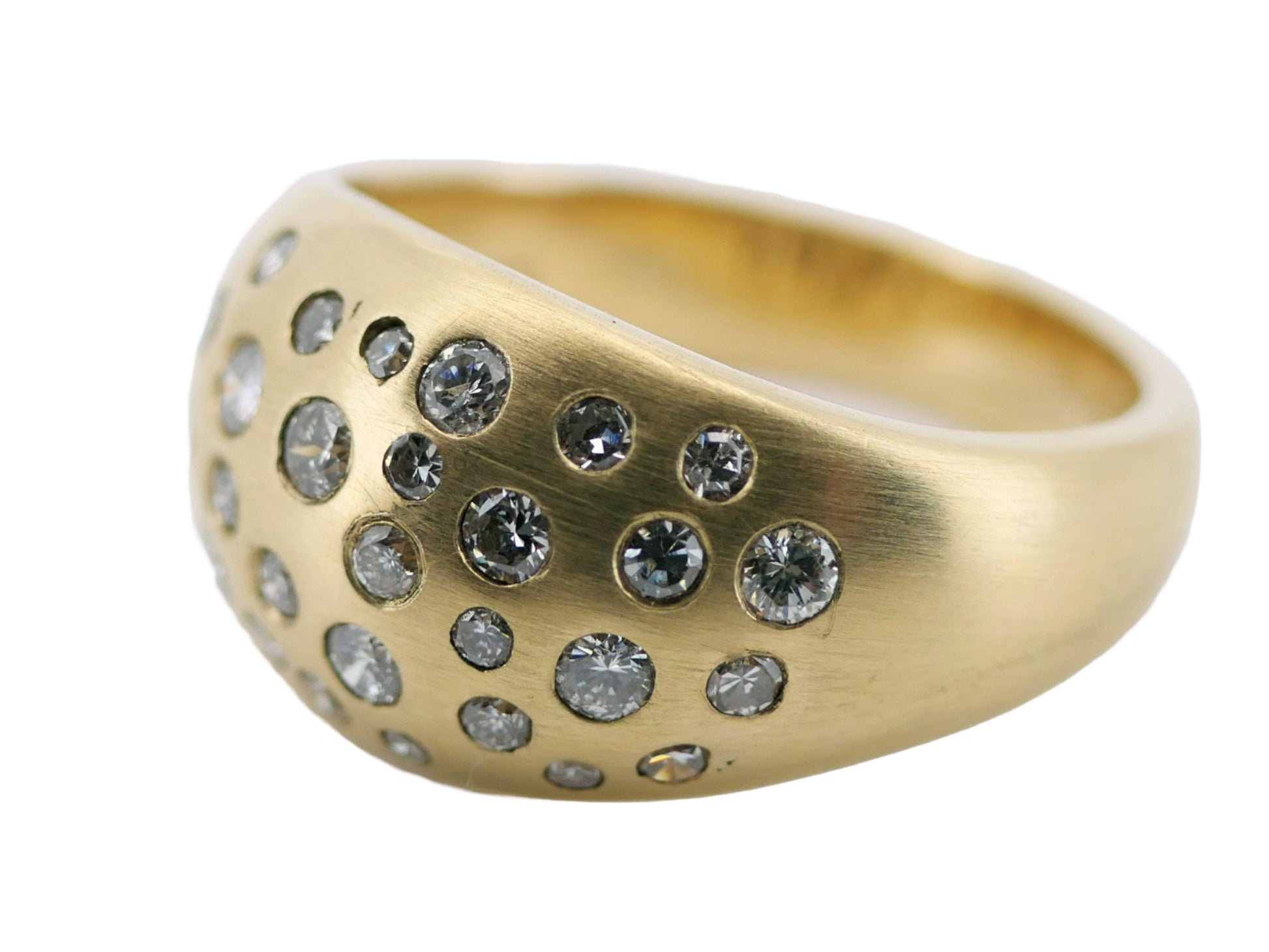 diamond cluster ring