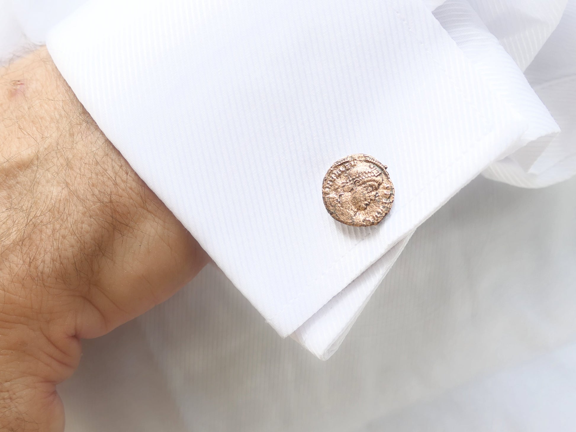 unique bronze cufflinks
