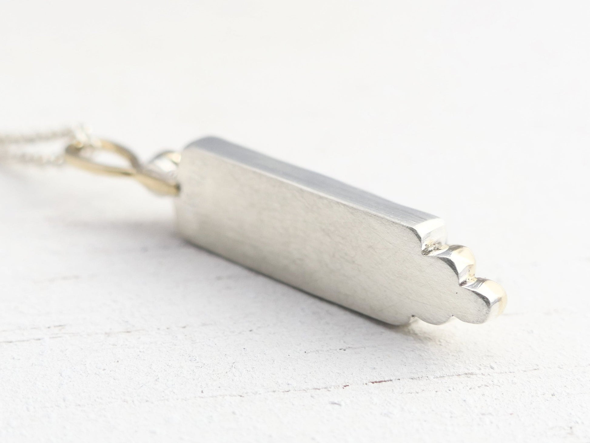 granulated green tourmaline necklace