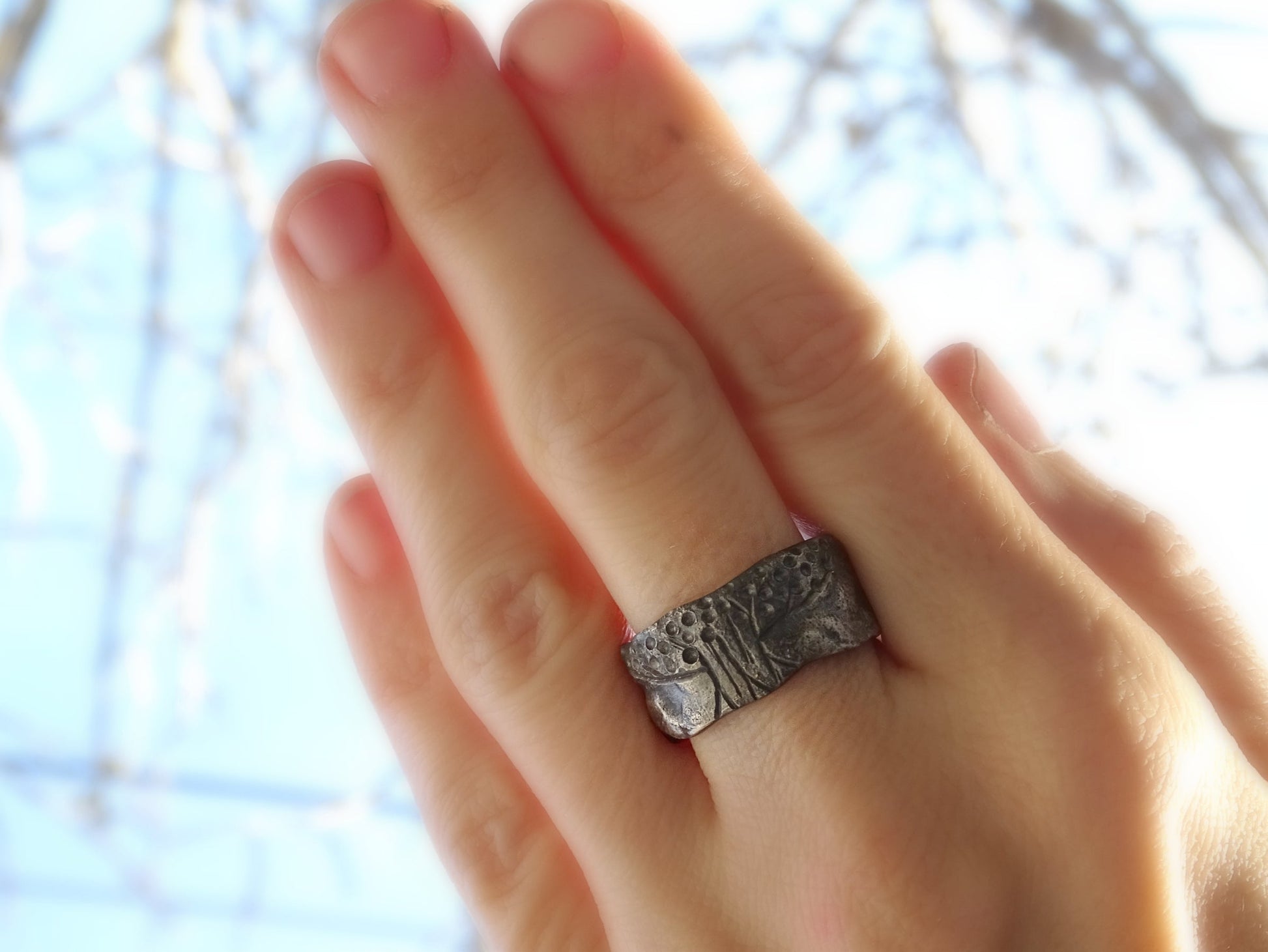 unique mens wedding band