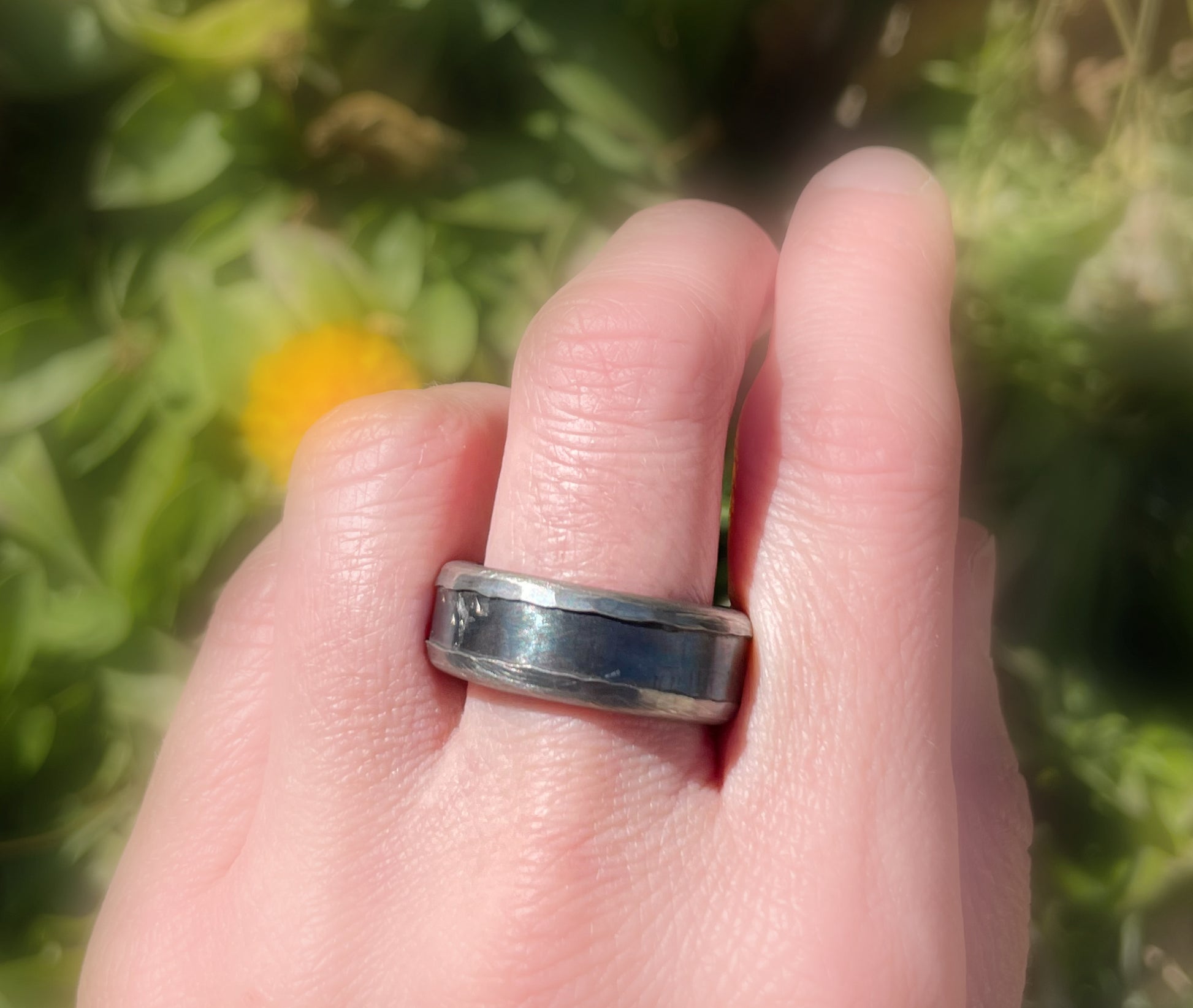 meteorite ring, meteorite wedding ring