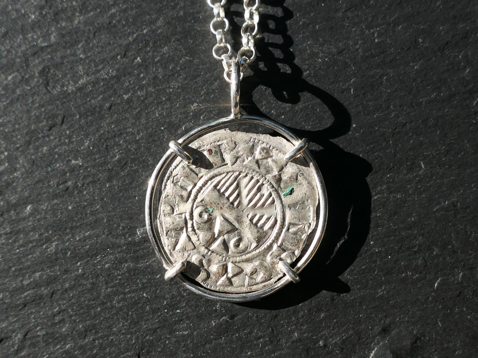 silver Crusader coin Thibaut II