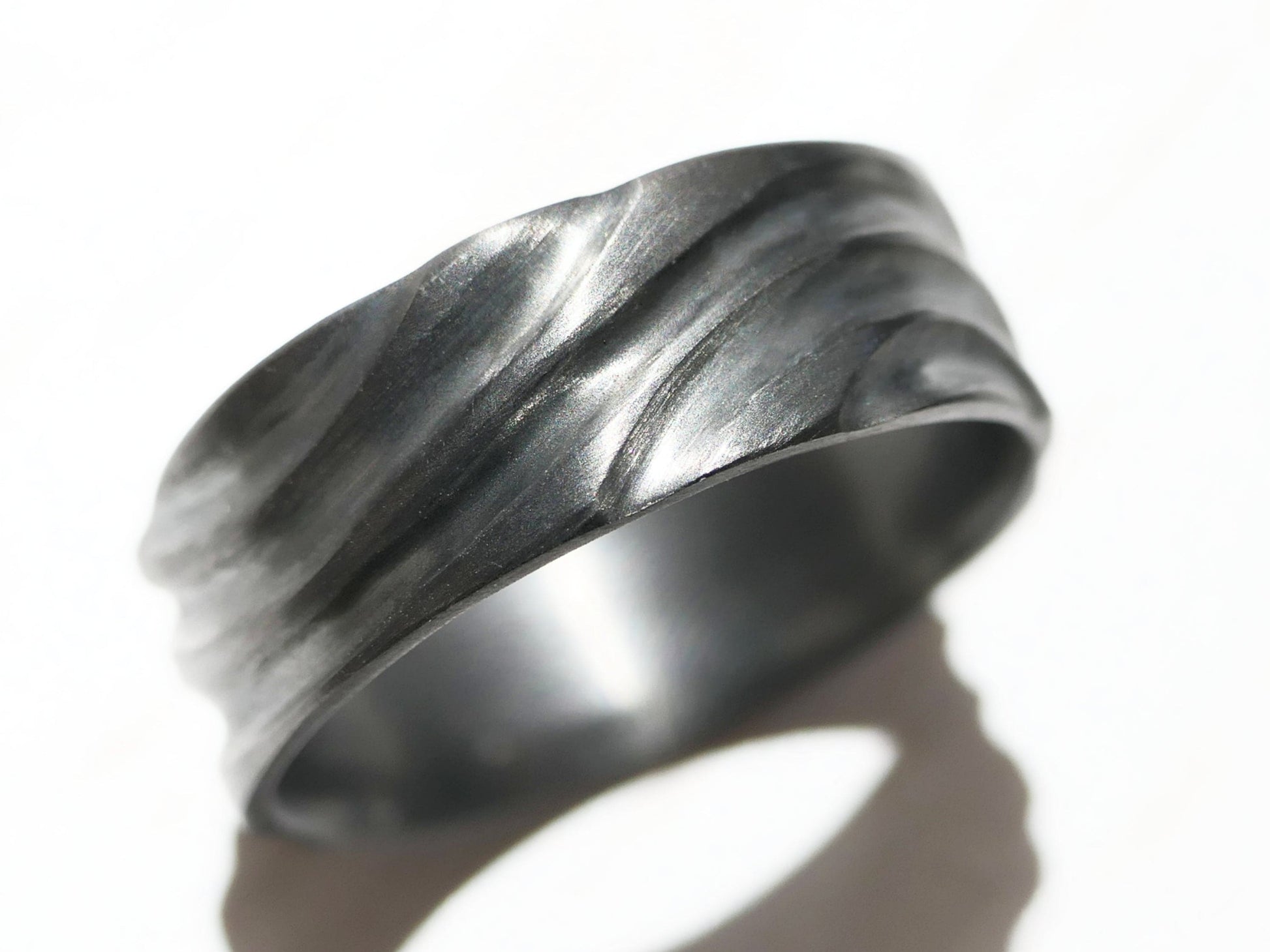 handmade unique wedding band