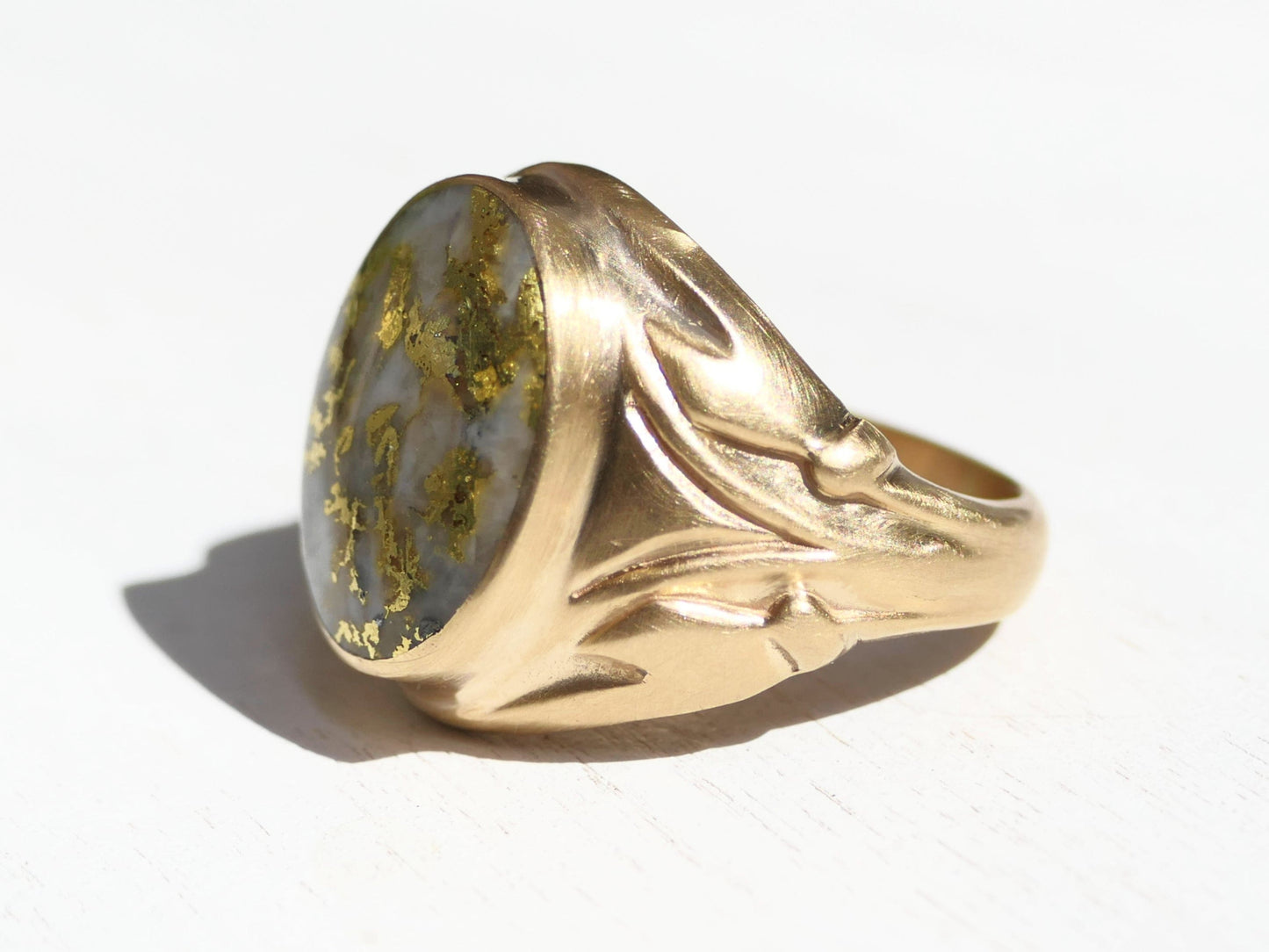 gold in quartz from Alaska