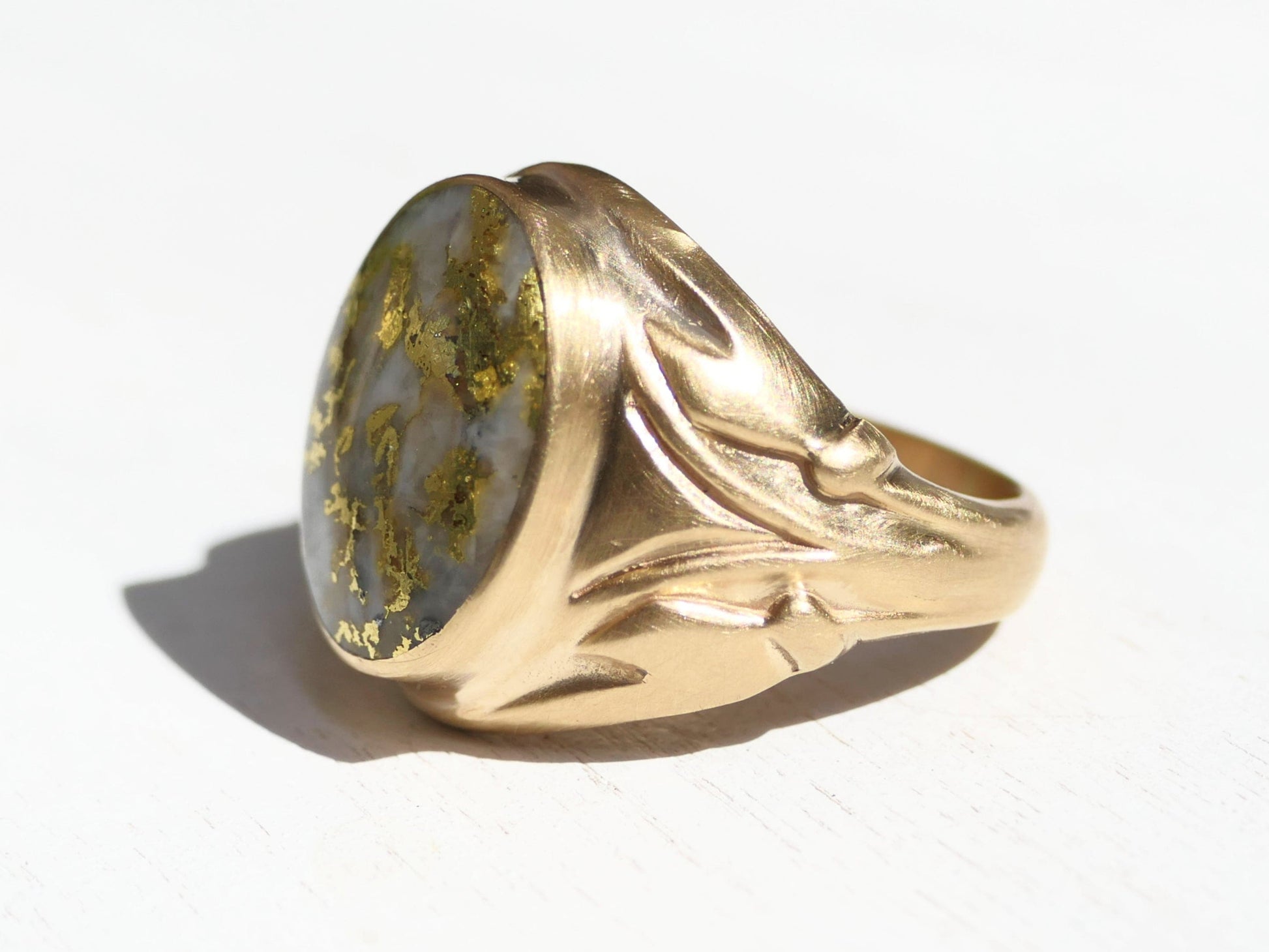 gold in quartz from Alaska